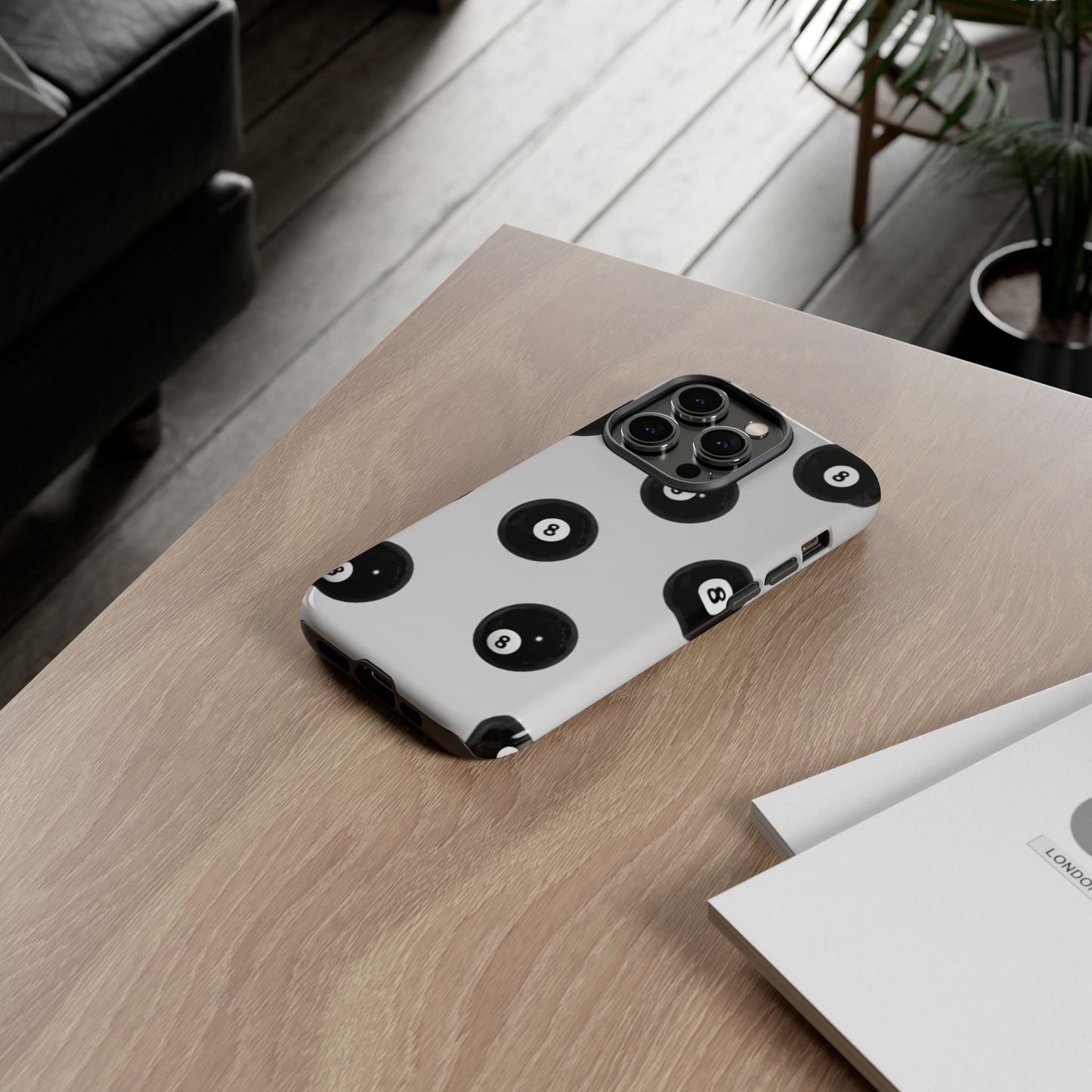 8-Ball case Design, Fun Gift , Durable Protection, Unique Accessory for Every Occasion