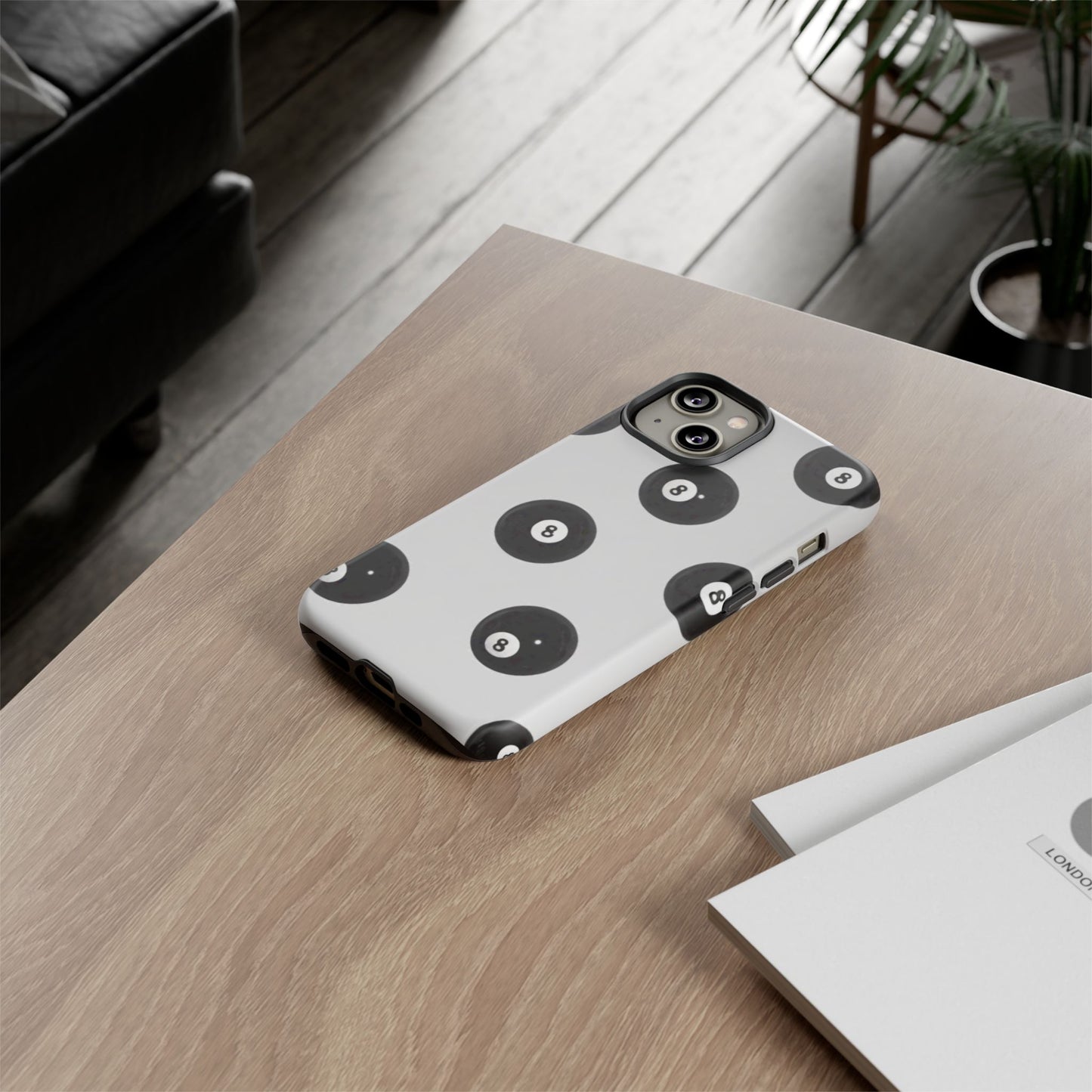 8-Ball case Design, Fun Gift , Durable Protection, Unique Accessory for Every Occasion