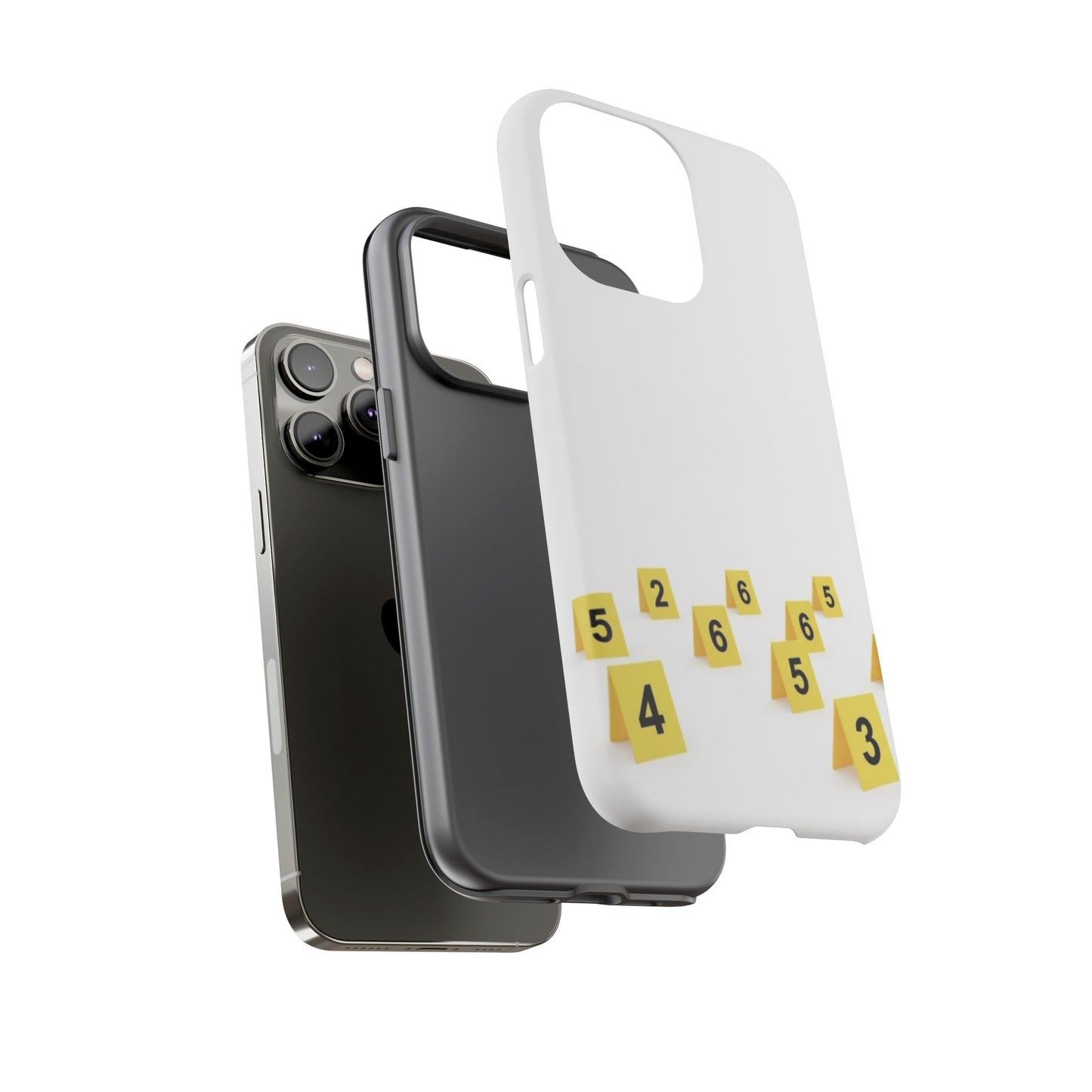 Scene marker Phone Case, Tough Protective Cover, Unique Gift for Detectives, Police Officers, Halloween, Funny Gift