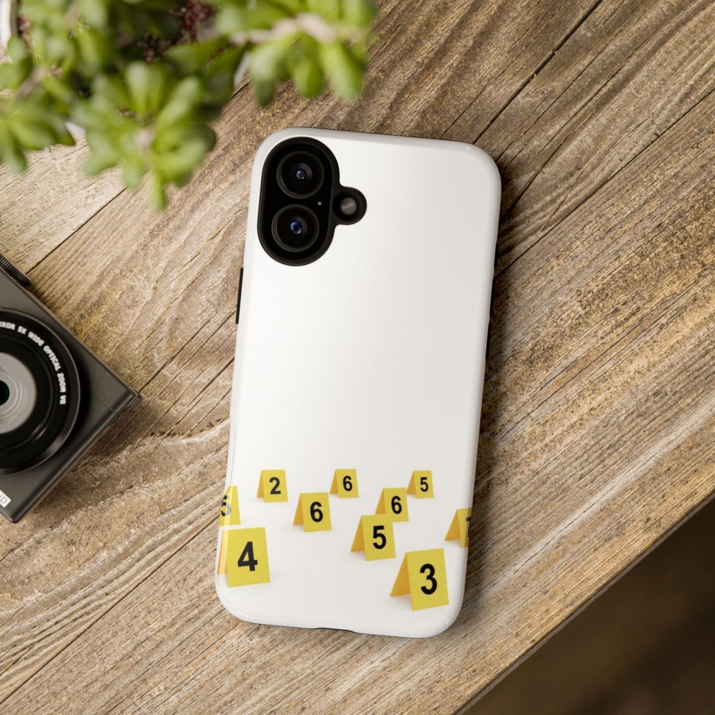 Scene marker Phone Case, Tough Protective Cover, Unique Gift for Detectives, Police Officers, Halloween, Funny Gift