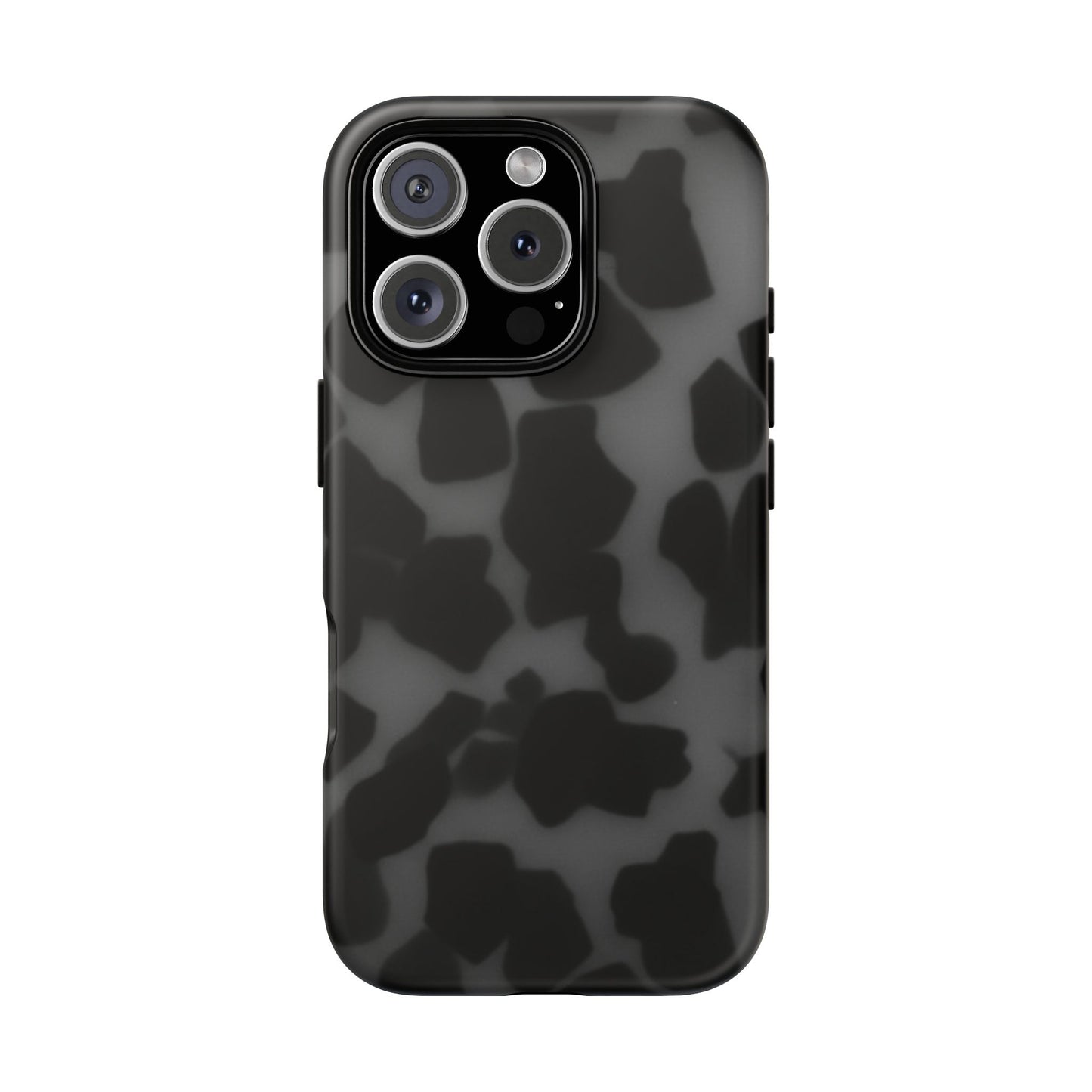 Jumbo tortoise shell Black Stylish Phone Case - Durable Protection, Trendy Design, Gift for Her, Fashion Accessories, Cow Print Phone Cover