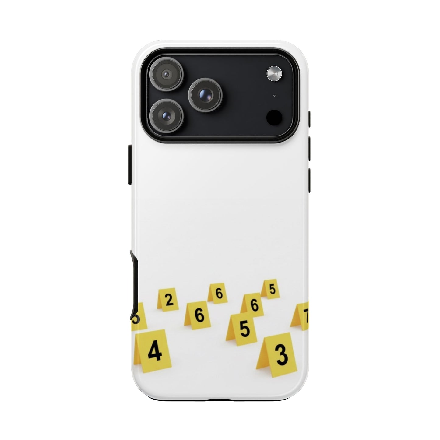 Scene marker Phone Case, Tough Protective Cover, Unique Gift for Detectives, Police Officers, Halloween, Funny Gift