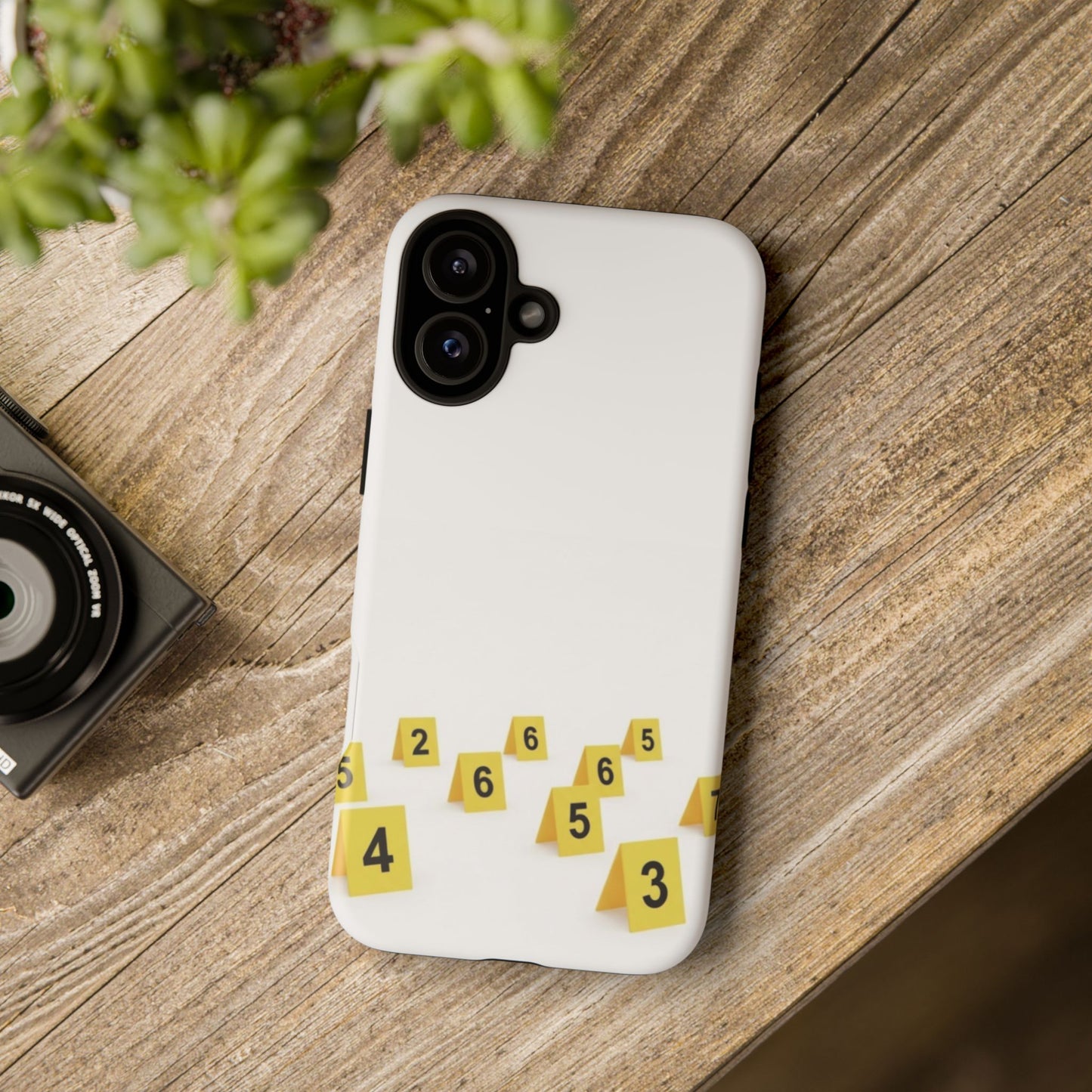 Scene marker Phone Case, Tough Protective Cover, Unique Gift for Detectives, Police Officers, Halloween, Funny Gift