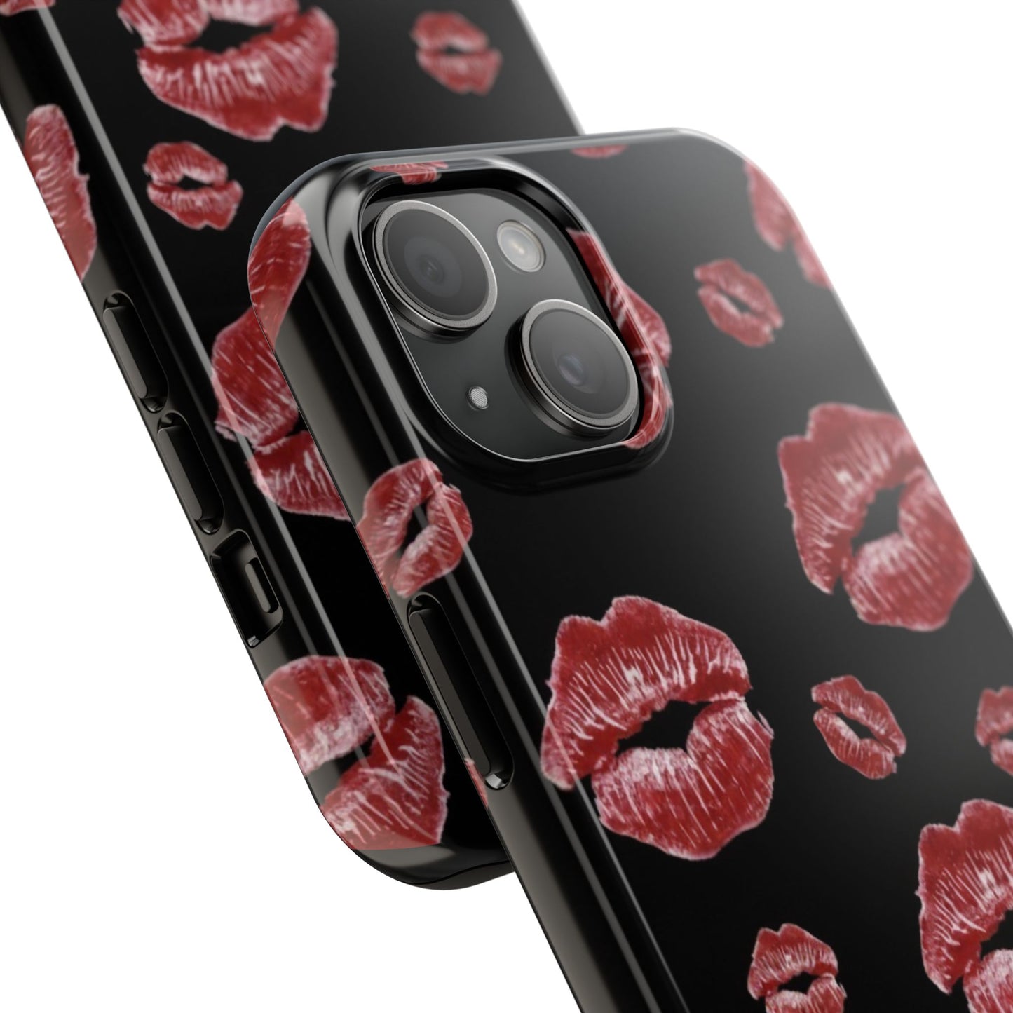 Kiss-Print Tough Phone Cases | Glamorous Protection, Unique Gift, Trendy Accessory, Valentine's Day, Stylish Gift for Her