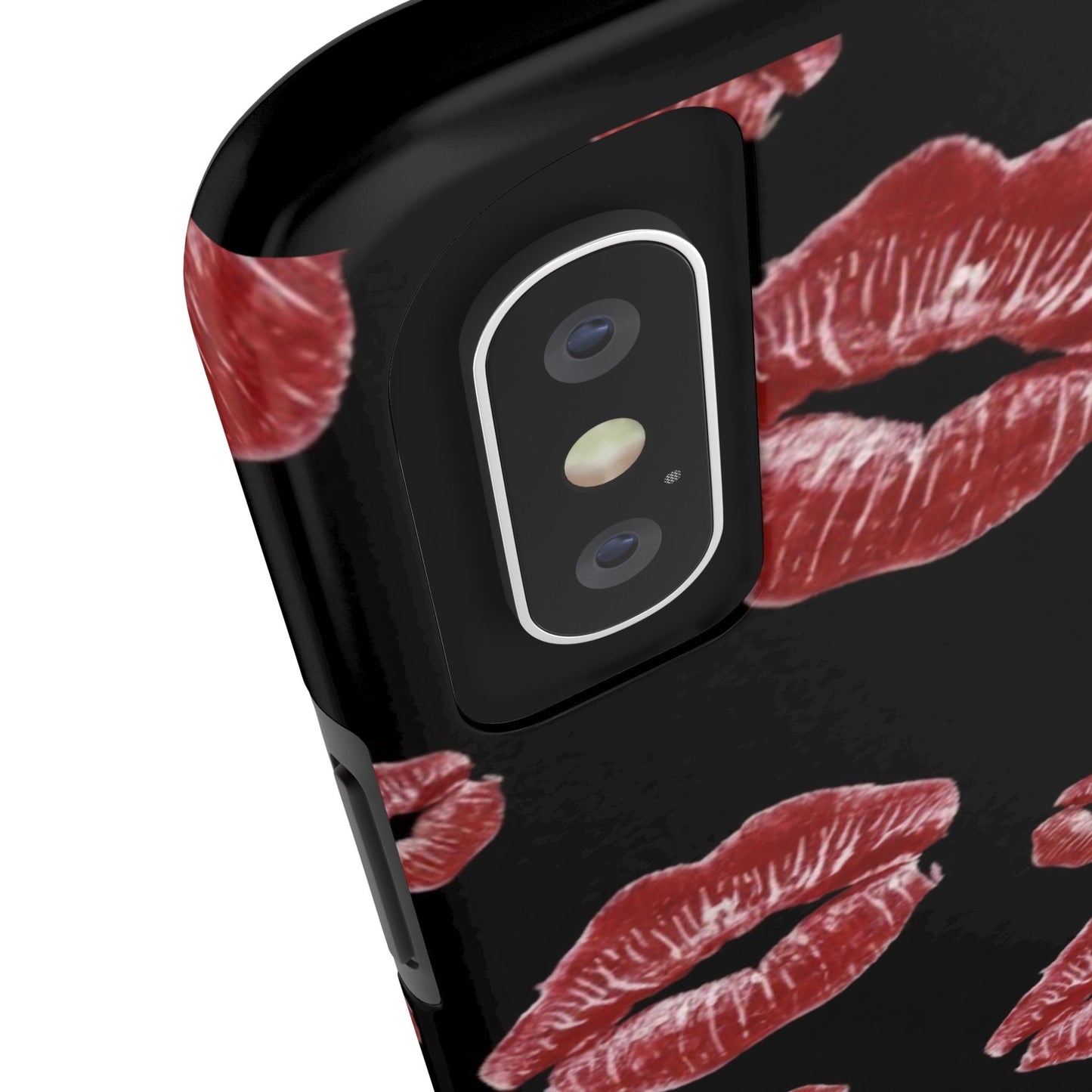 Kiss-Print Tough Phone Cases | Glamorous Protection, Unique Gift, Trendy Accessory, Valentine's Day, Stylish Gift for Her