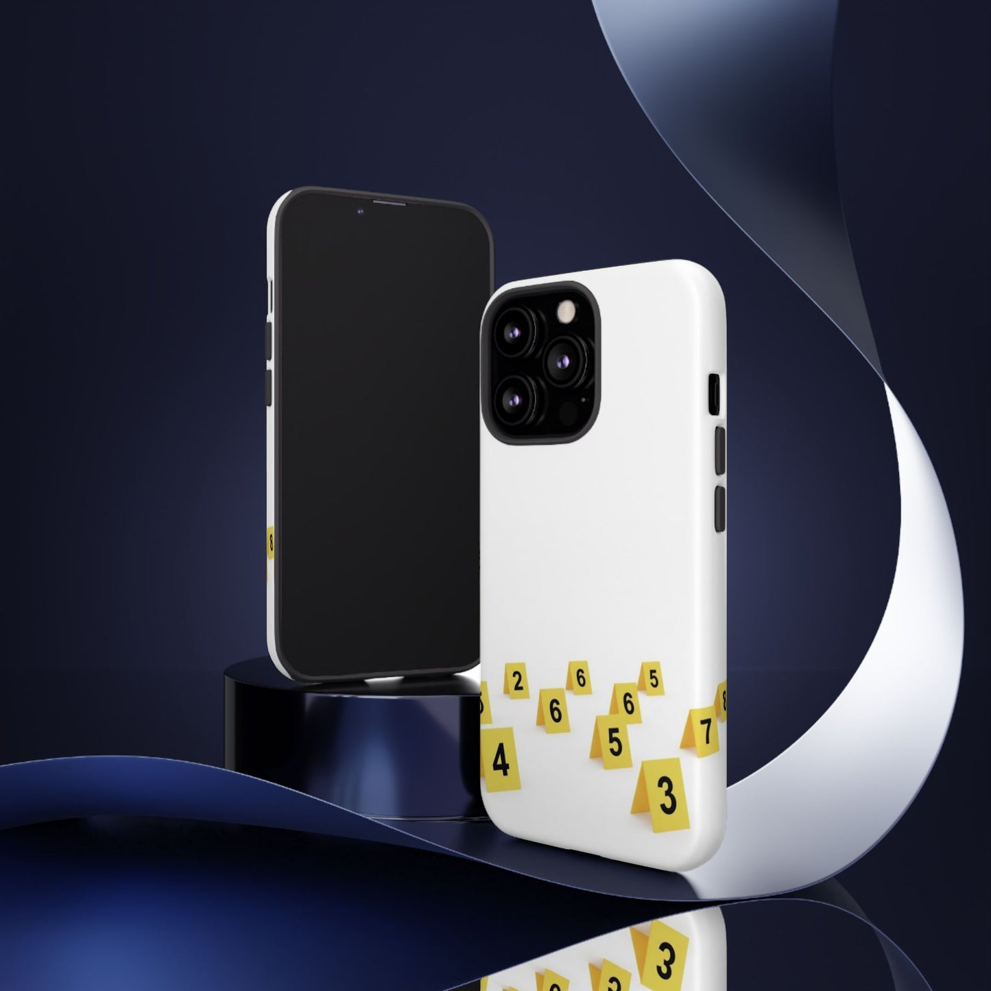 Scene marker Phone Case, Tough Protective Cover, Unique Gift for Detectives, Police Officers, Halloween, Funny Gift