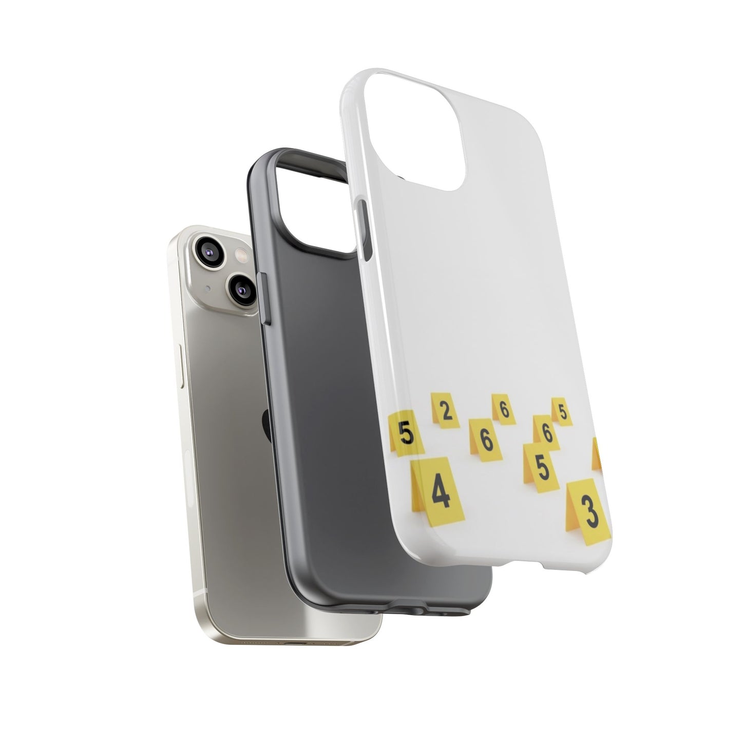 Scene marker Phone Case, Tough Protective Cover, Unique Gift for Detectives, Police Officers, Halloween, Funny Gift