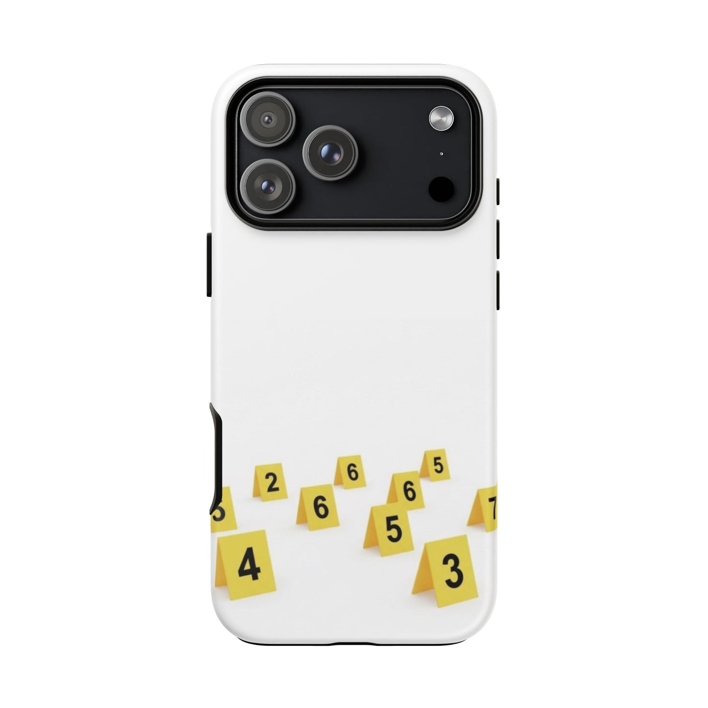 Scene marker Phone Case, Tough Protective Cover, Unique Gift for Detectives, Police Officers, Halloween, Funny Gift