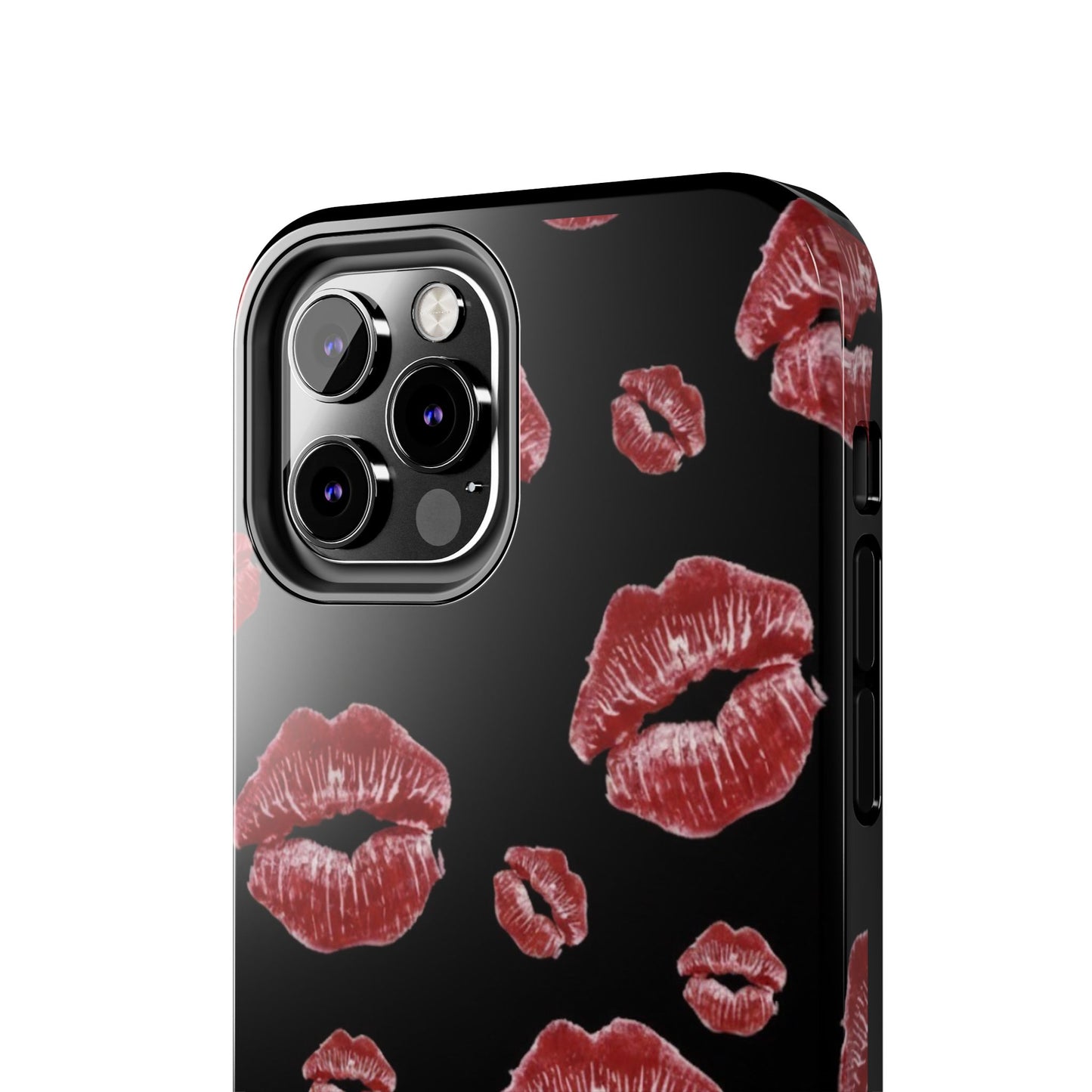 Kiss-Print Tough Phone Cases | Glamorous Protection, Unique Gift, Trendy Accessory, Valentine's Day, Stylish Gift for Her