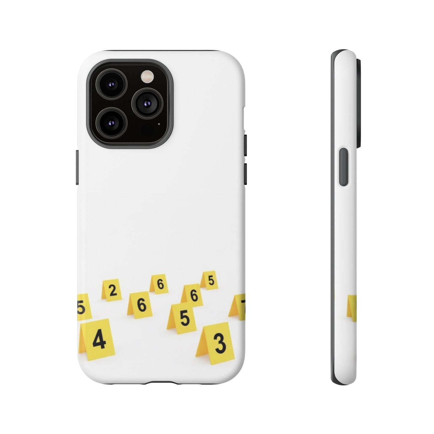 Scene marker Phone Case, Tough Protective Cover, Unique Gift for Detectives, Police Officers, Halloween, Funny Gift