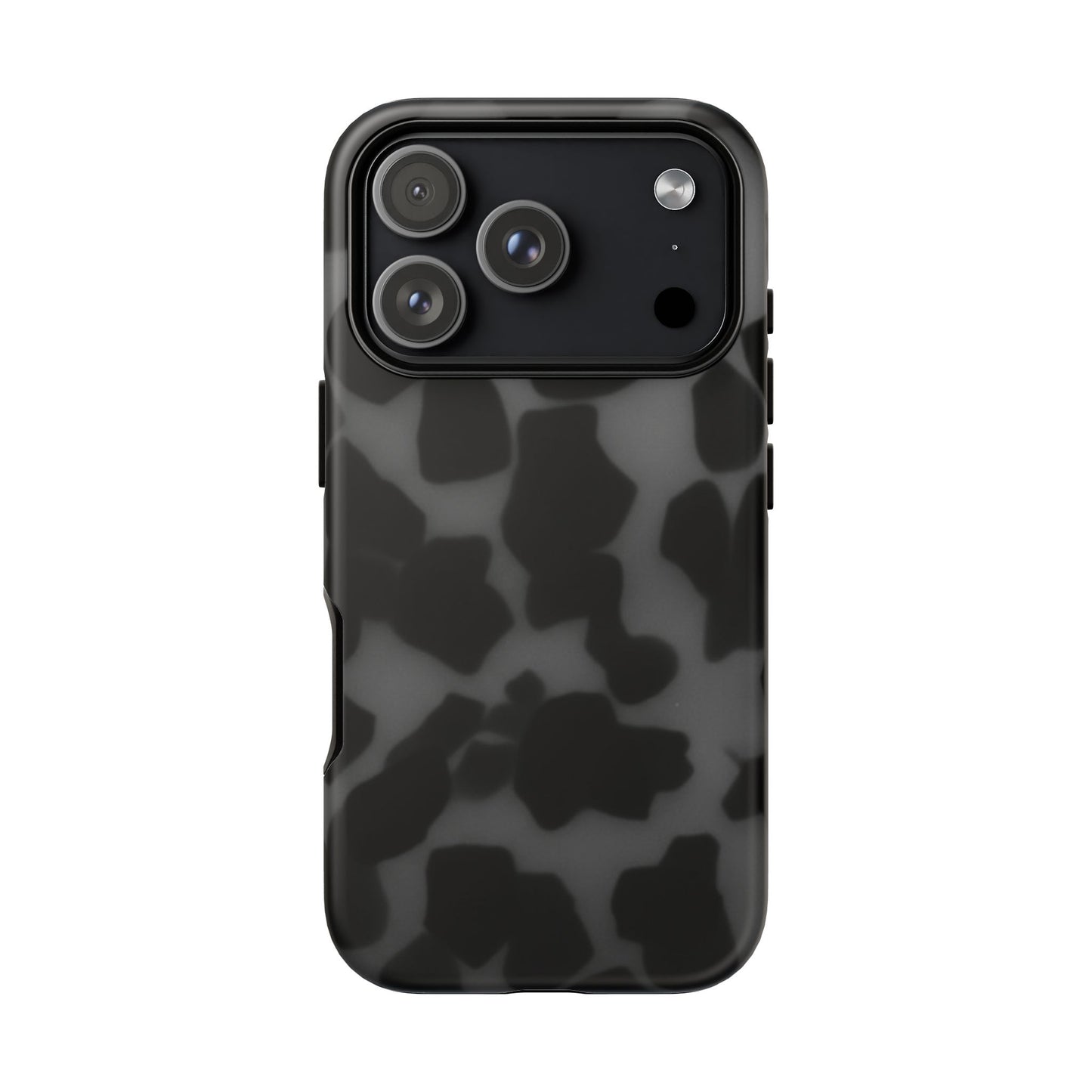 Jumbo tortoise shell Black Stylish Phone Case - Durable Protection, Trendy Design, Gift for Her, Fashion Accessories, Cow Print Phone Cover