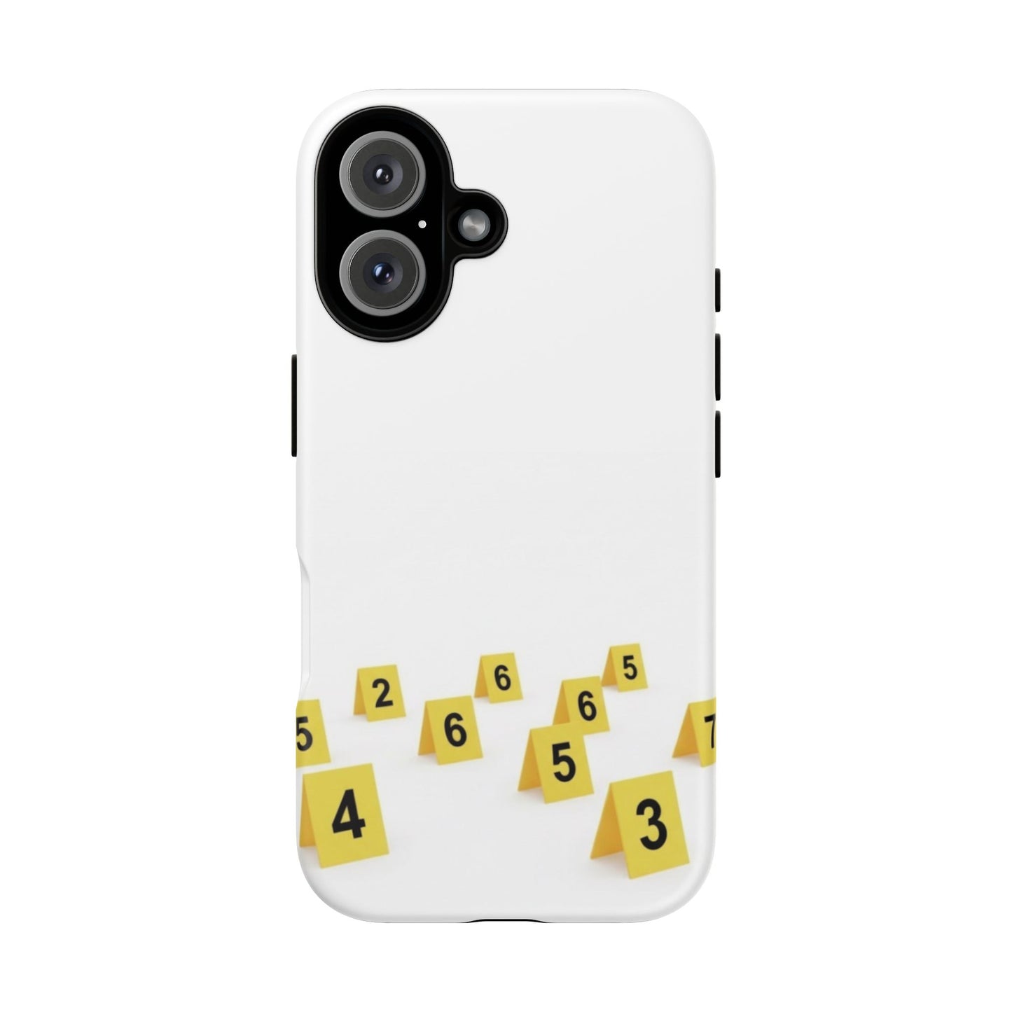 Scene marker Phone Case, Tough Protective Cover, Unique Gift for Detectives, Police Officers, Halloween, Funny Gift