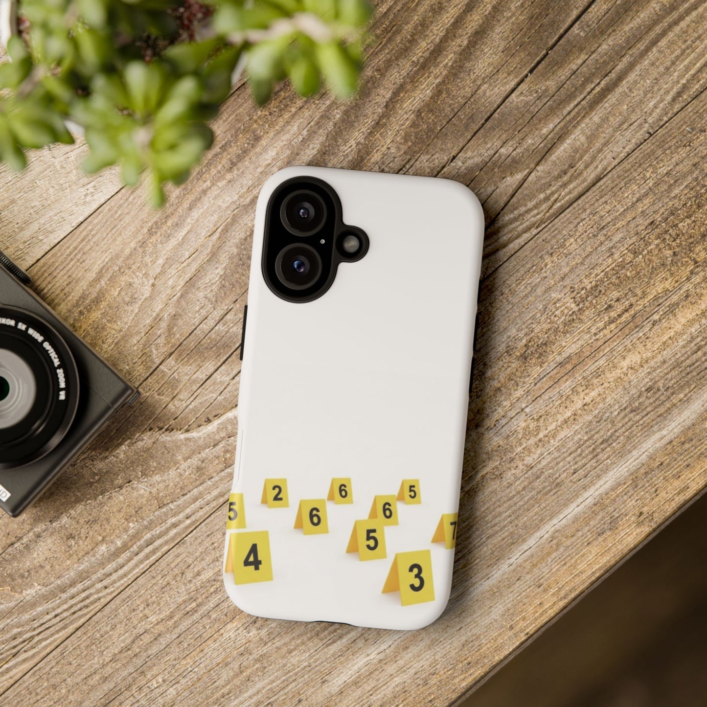 Scene marker Phone Case, Tough Protective Cover, Unique Gift for Detectives, Police Officers, Halloween, Funny Gift
