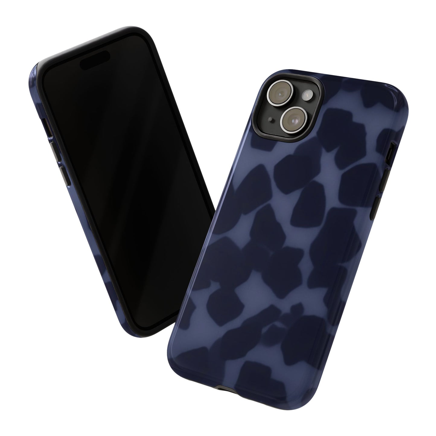 Jumbo Tortoise shell Navy Tuff Phone Case, Tough Cases with Sleek Modern Design for Protection, Gift for Tech Enthusiasts, Perfect for Any Occasion