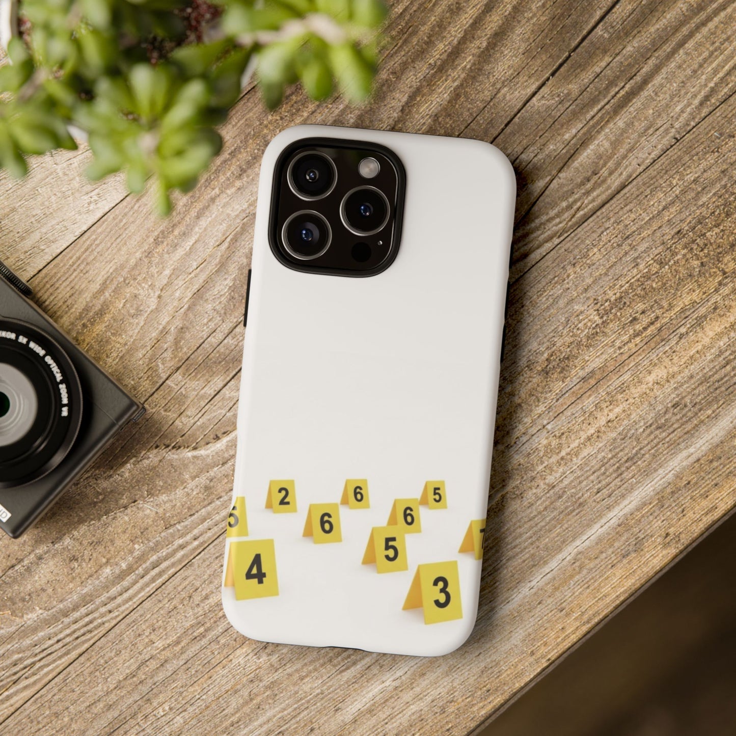 Scene marker Phone Case, Tough Protective Cover, Unique Gift for Detectives, Police Officers, Halloween, Funny Gift