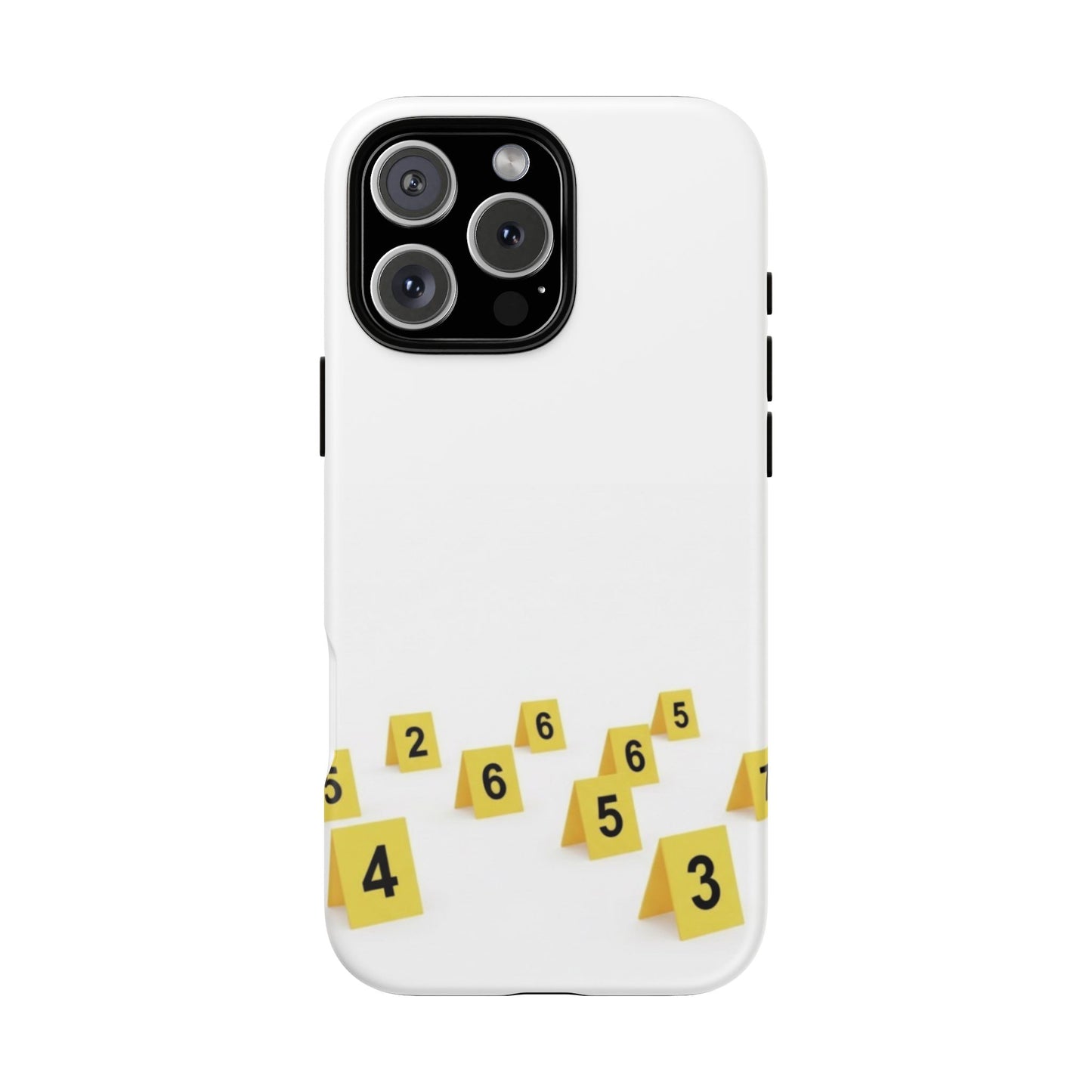 Scene marker Phone Case, Tough Protective Cover, Unique Gift for Detectives, Police Officers, Halloween, Funny Gift