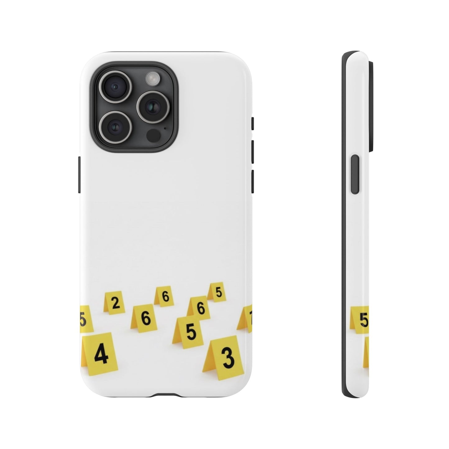 Scene marker Phone Case, Tough Protective Cover, Unique Gift for Detectives, Police Officers, Halloween, Funny Gift