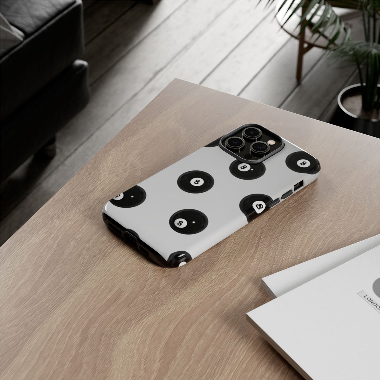 8-Ball case Design, Fun Gift , Durable Protection, Unique Accessory for Every Occasion