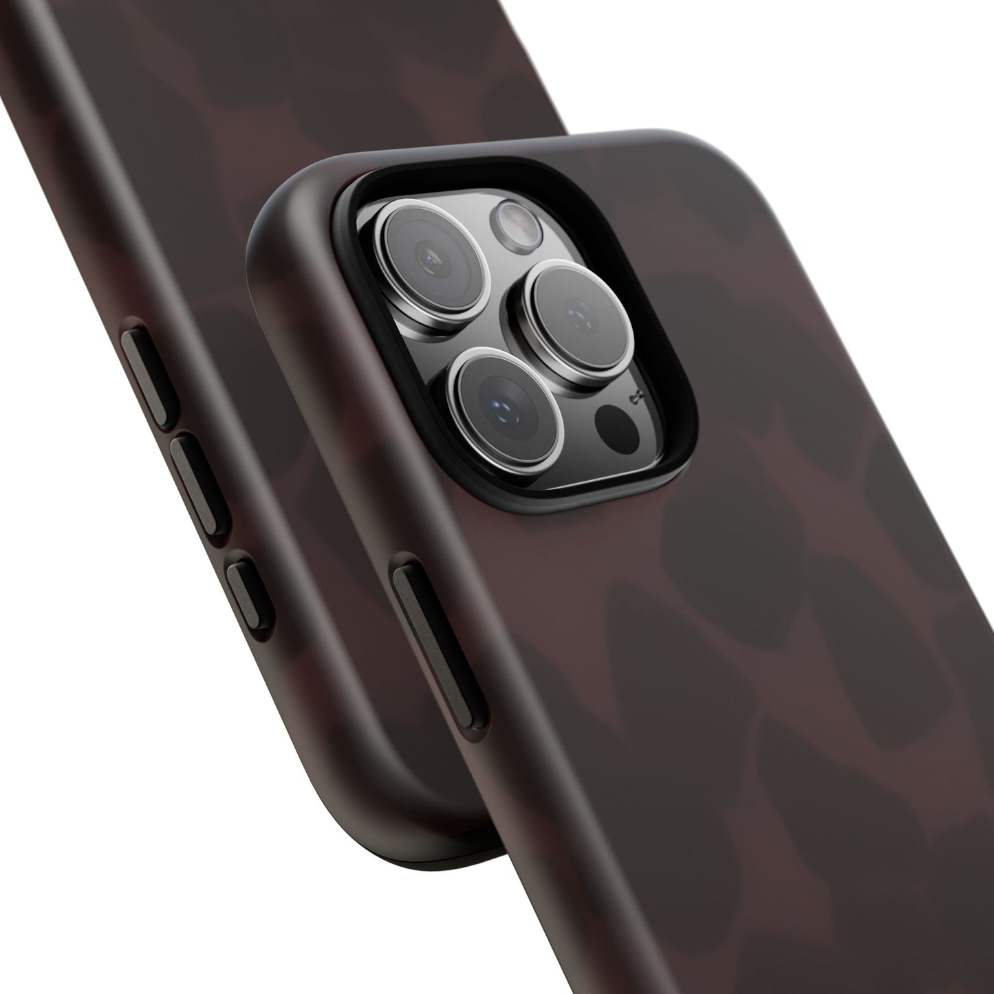 Maroon Jumbo Tortoise shell Stylish Phone Cases, Durable Phone Cover, Cheetah Print Case, Trendy Mobile Accessories, Unique Gift Ideas