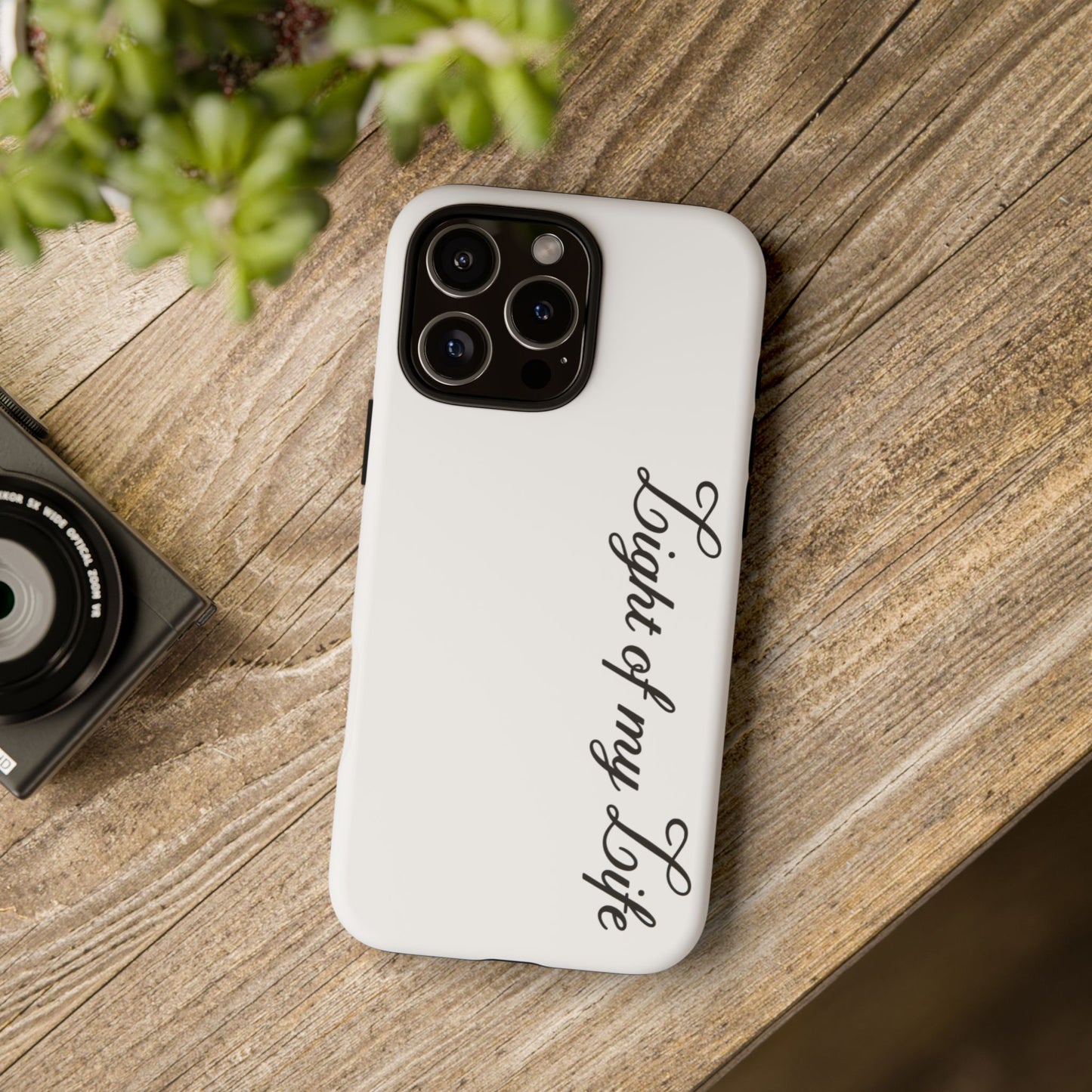 Light if my life white Tough Cases, gifts for Him, her , gift iPhone phone case, thought case 2 layer case