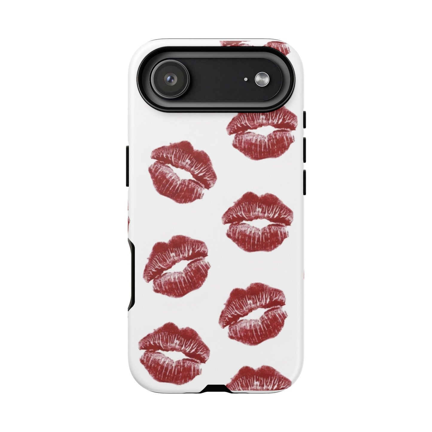 Kiss Mark Phone Case - Stylish Tough Cases for Couples, Valentine’s Day Gifts, Trendy Mobile Accessories, Chic Phone Covers