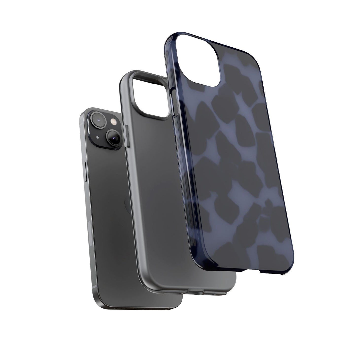 Jumbo Tortoise shell Navy Tuff Phone Case, Tough Cases with Sleek Modern Design for Protection, Gift for Tech Enthusiasts, Perfect for Any Occasion
