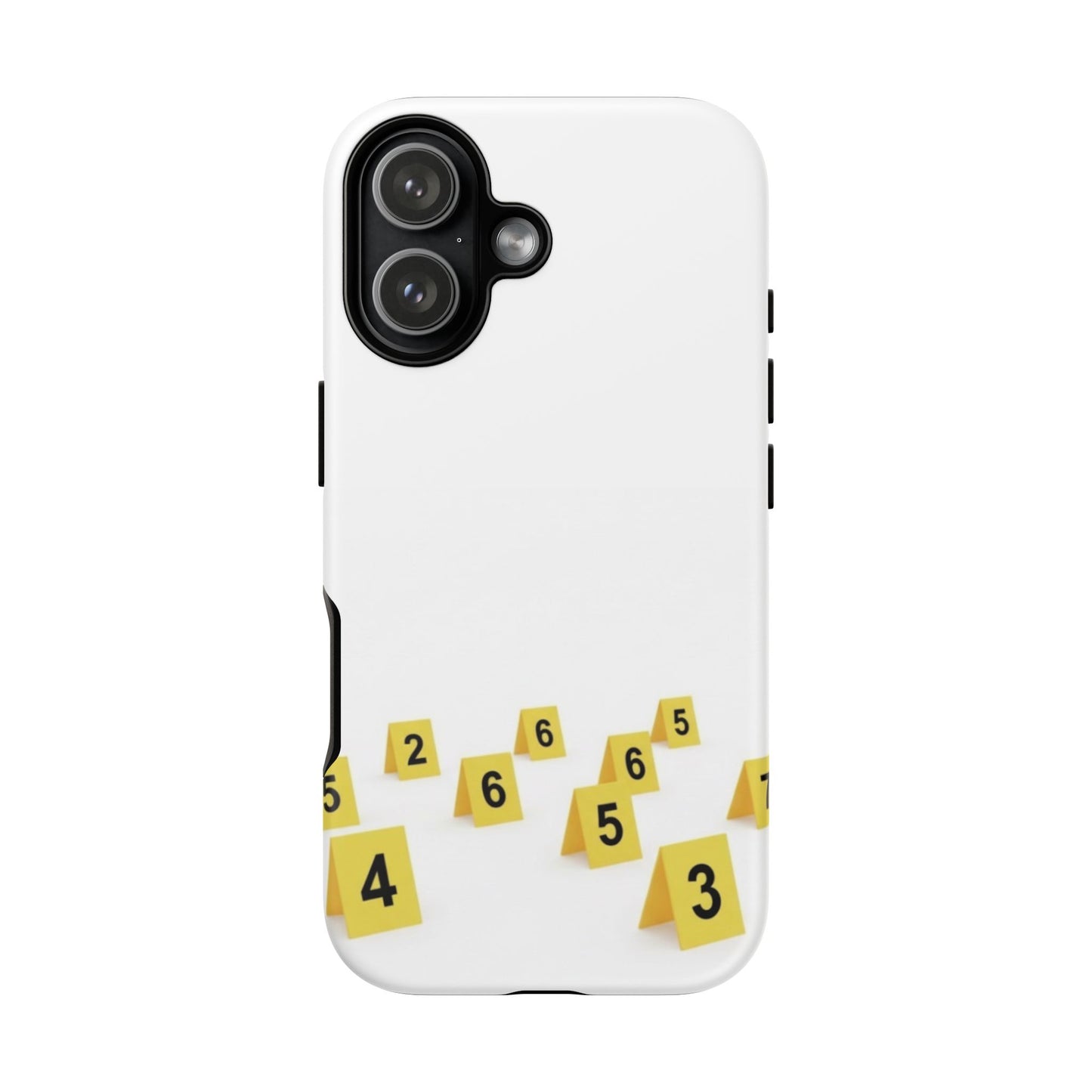Scene marker Phone Case, Tough Protective Cover, Unique Gift for Detectives, Police Officers, Halloween, Funny Gift