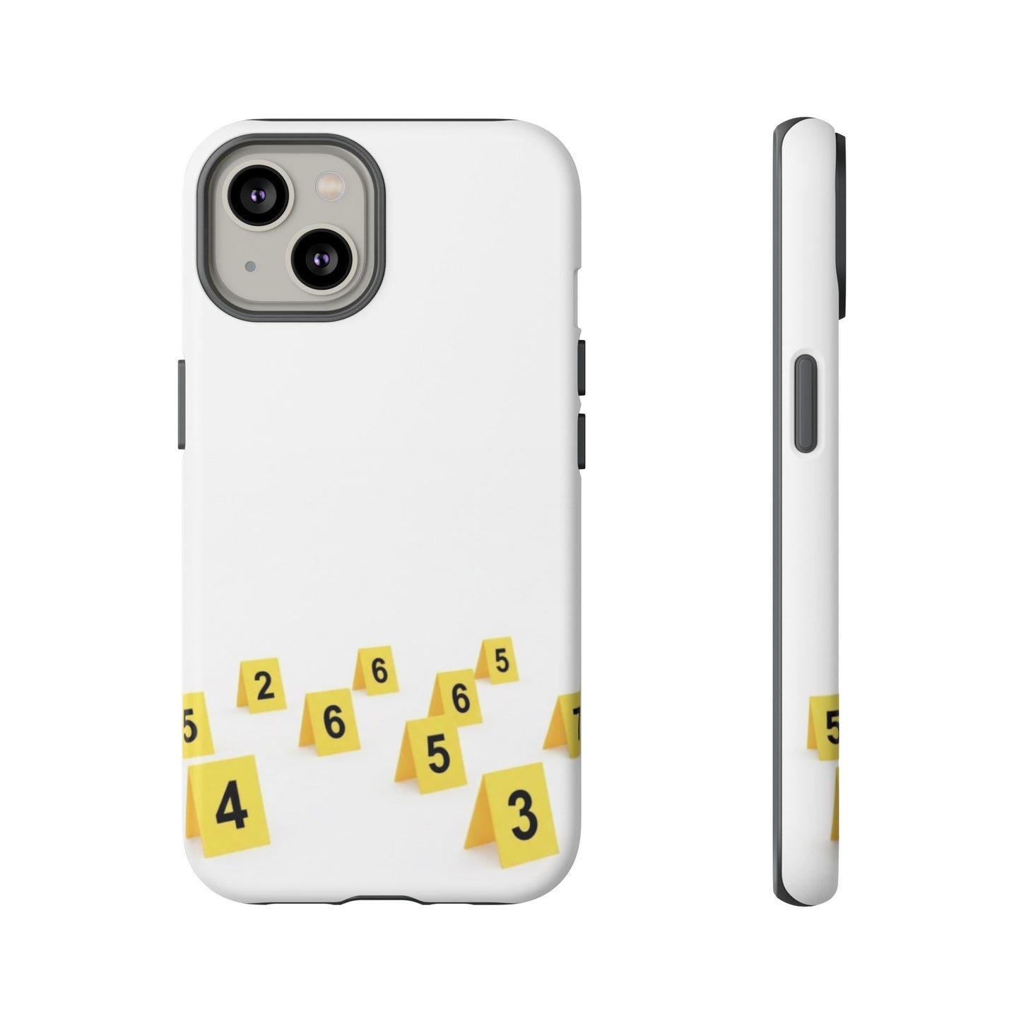 Scene marker Phone Case, Tough Protective Cover, Unique Gift for Detectives, Police Officers, Halloween, Funny Gift