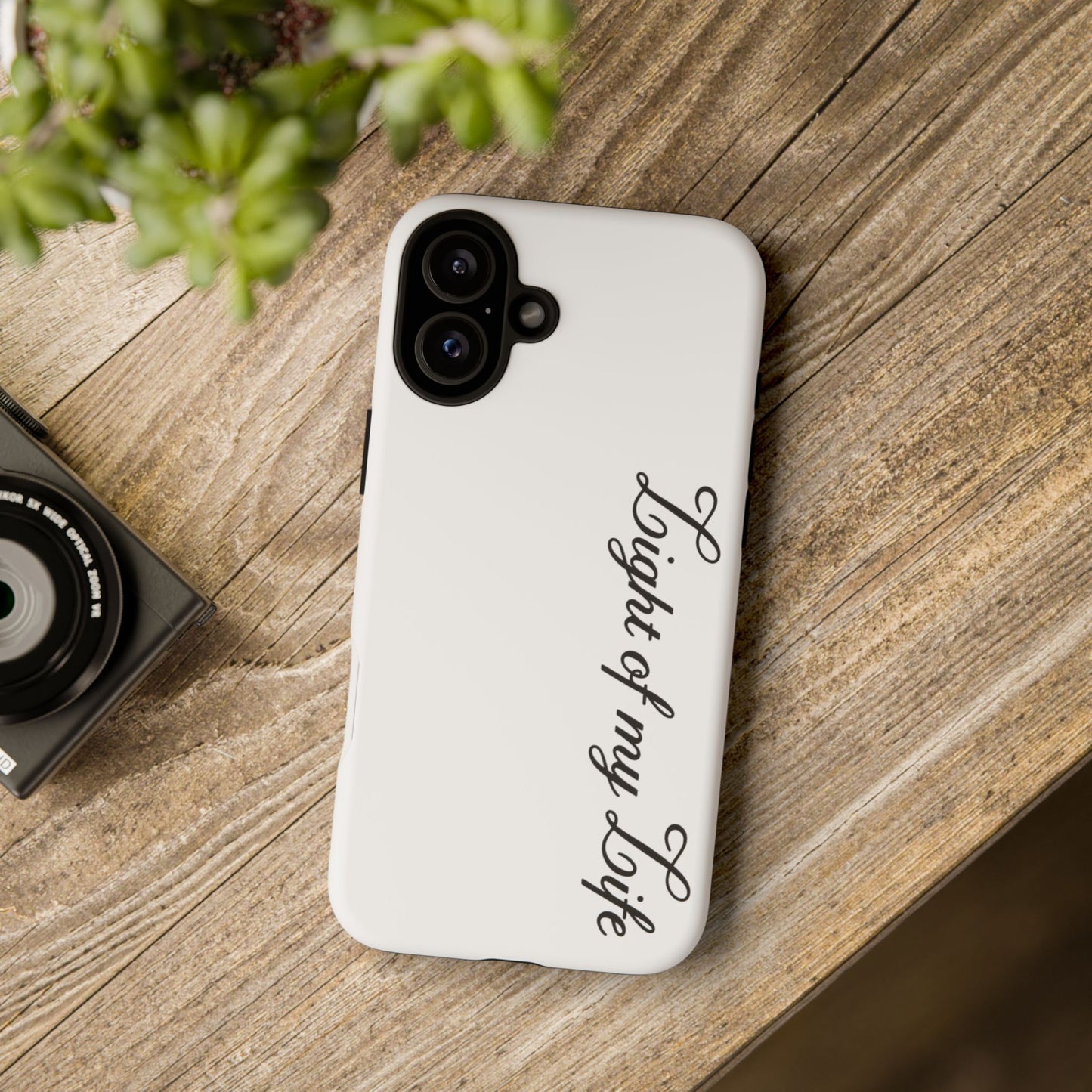 Light if my life white Tough Cases, gifts for Him, her , gift iPhone phone case, thought case 2 layer case