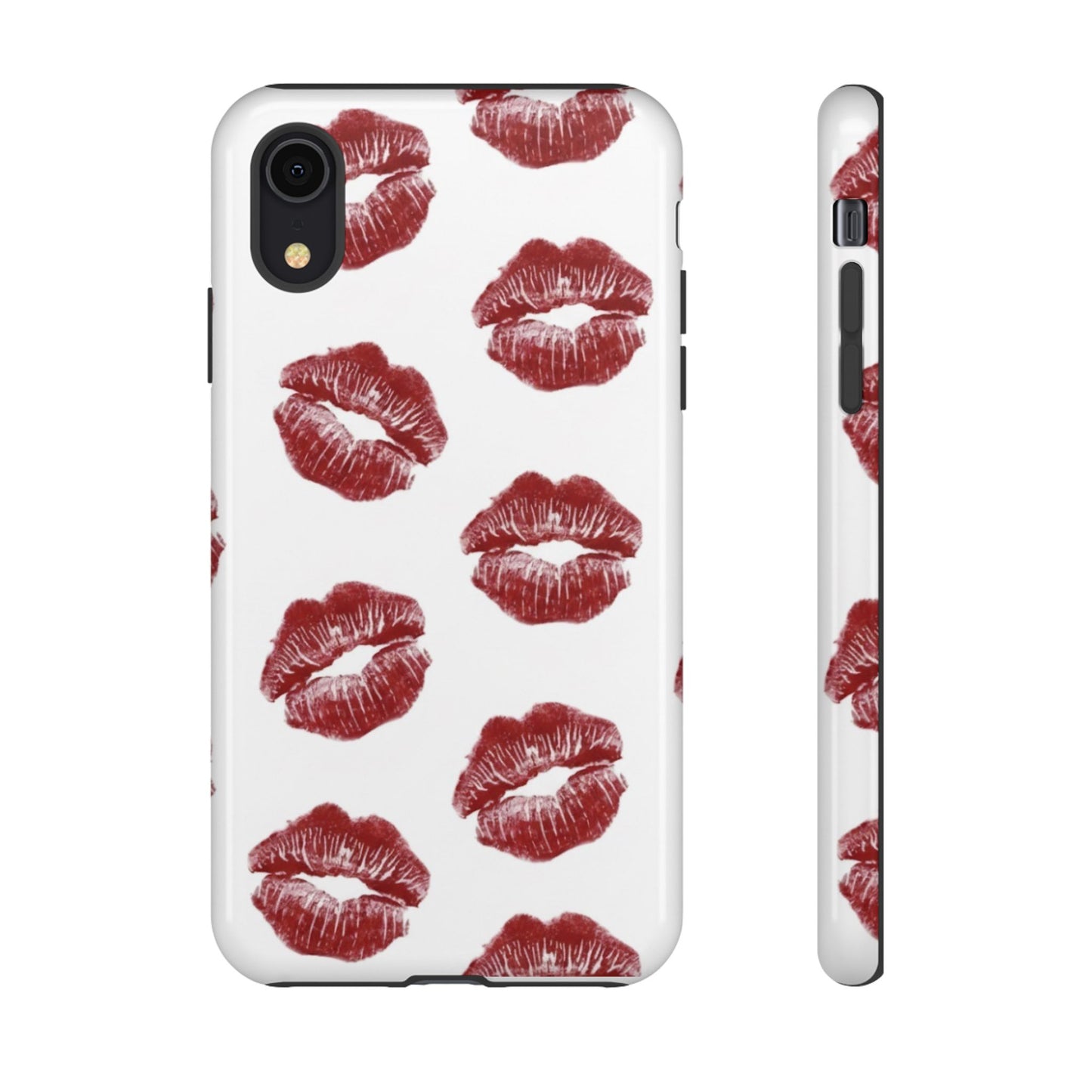 Kiss Mark Phone Case - Stylish Tough Cases for Couples, Valentine’s Day Gifts, Trendy Mobile Accessories, Chic Phone Covers
