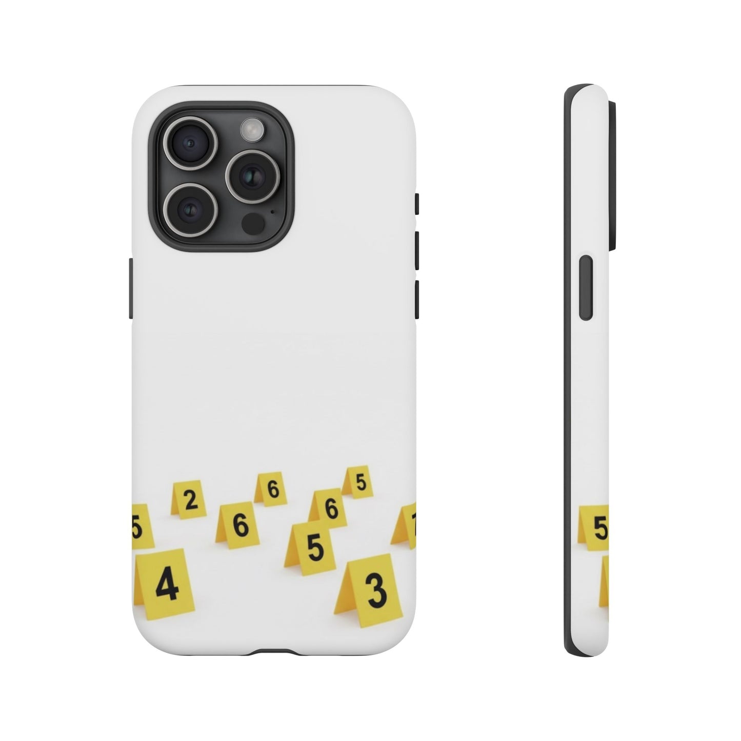Scene marker Phone Case, Tough Protective Cover, Unique Gift for Detectives, Police Officers, Halloween, Funny Gift