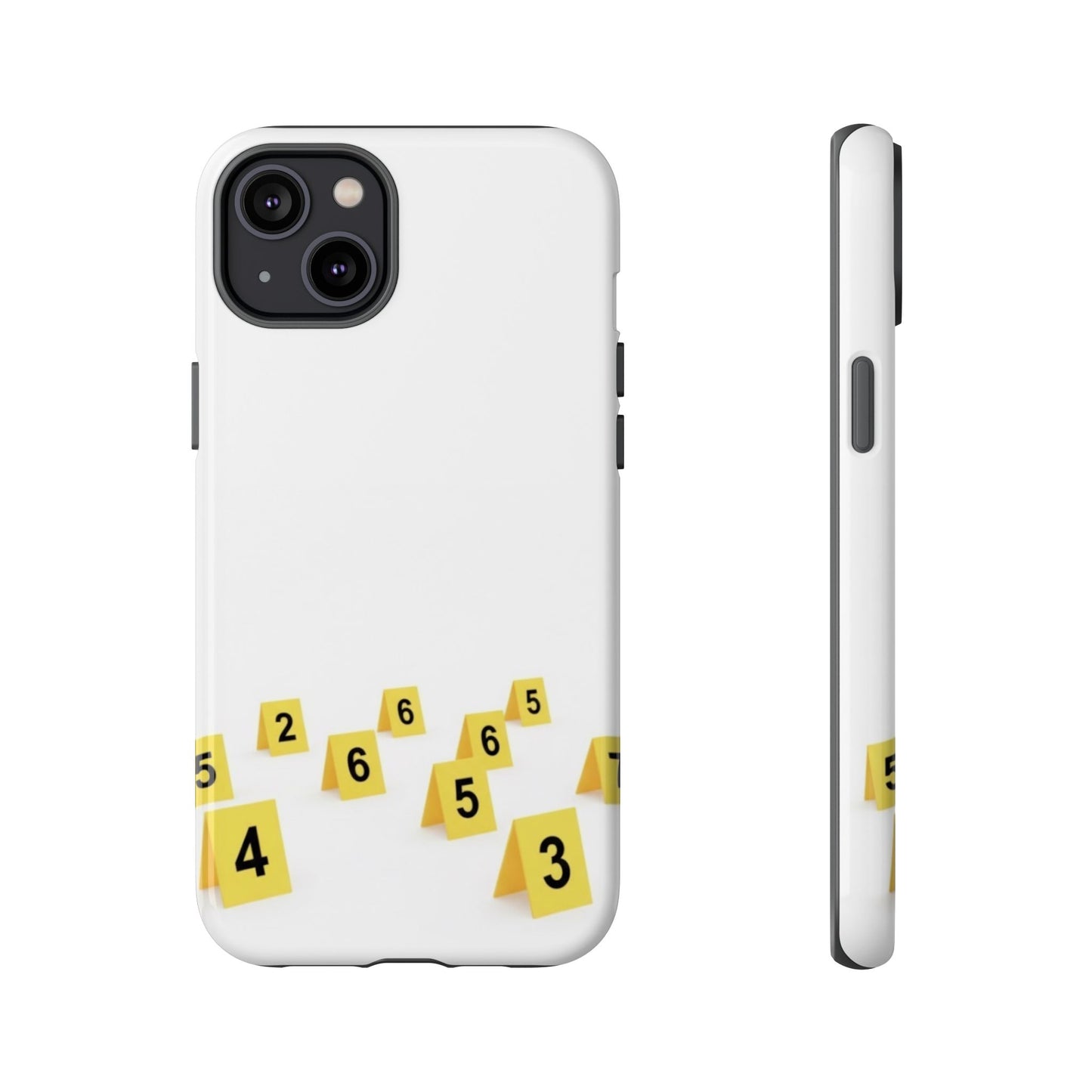 Scene marker Phone Case, Tough Protective Cover, Unique Gift for Detectives, Police Officers, Halloween, Funny Gift