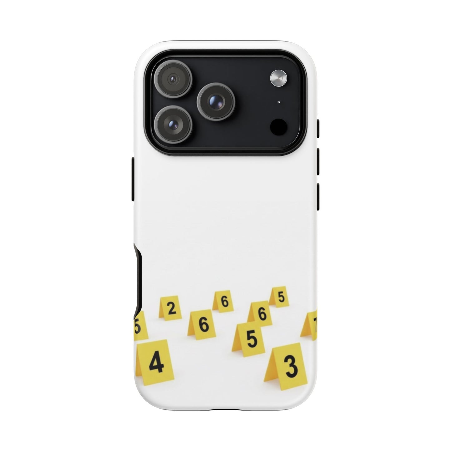Scene marker Phone Case, Tough Protective Cover, Unique Gift for Detectives, Police Officers, Halloween, Funny Gift