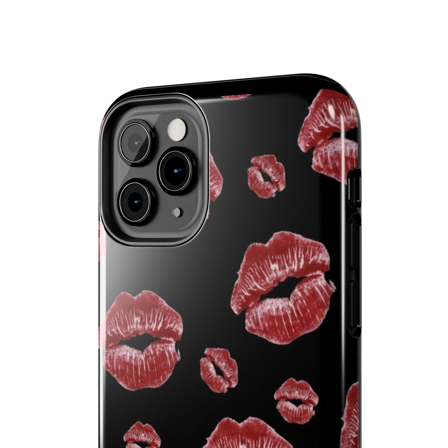 Kiss-Print Tough Phone Cases | Glamorous Protection, Unique Gift, Trendy Accessory, Valentine's Day, Stylish Gift for Her