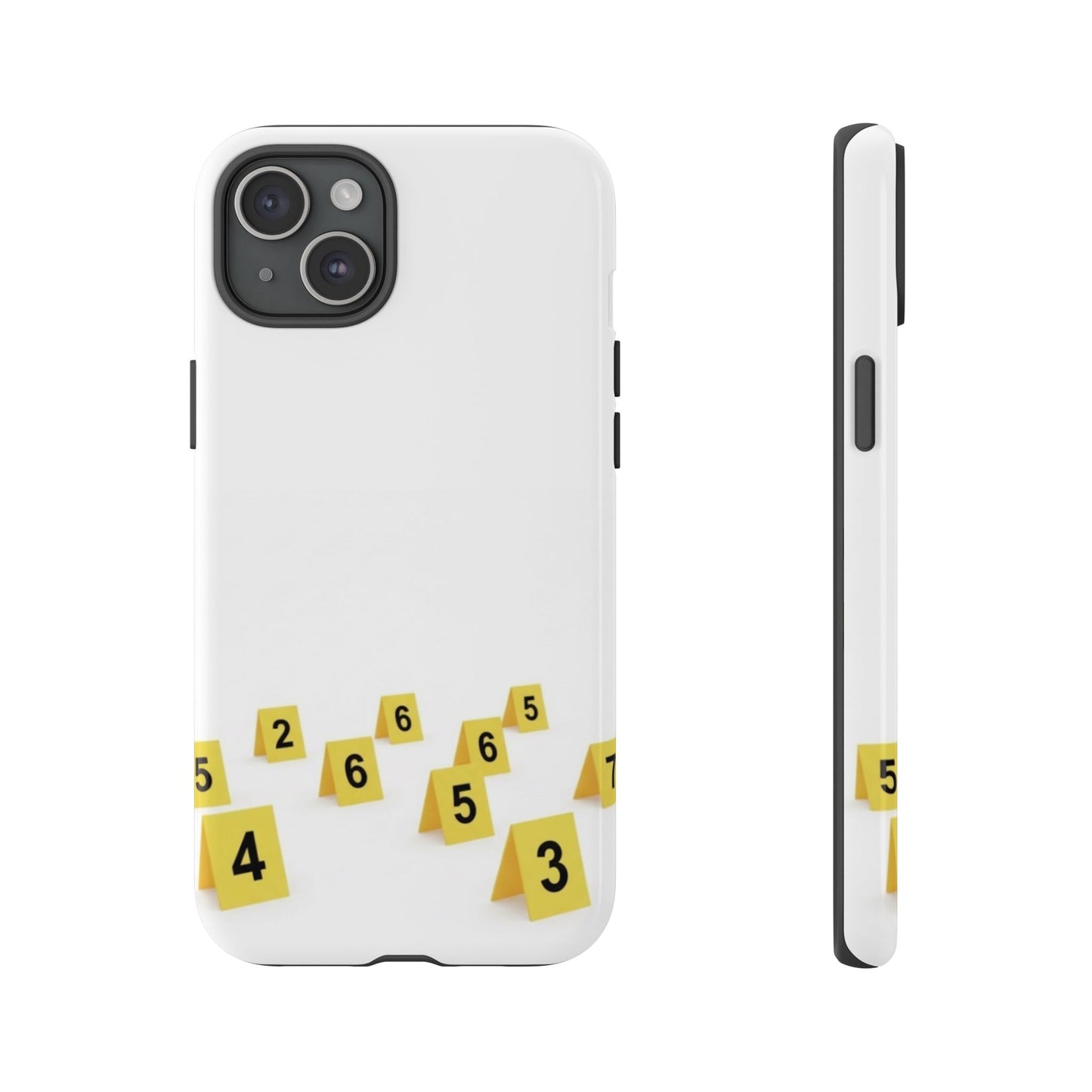 Scene marker Phone Case, Tough Protective Cover, Unique Gift for Detectives, Police Officers, Halloween, Funny Gift