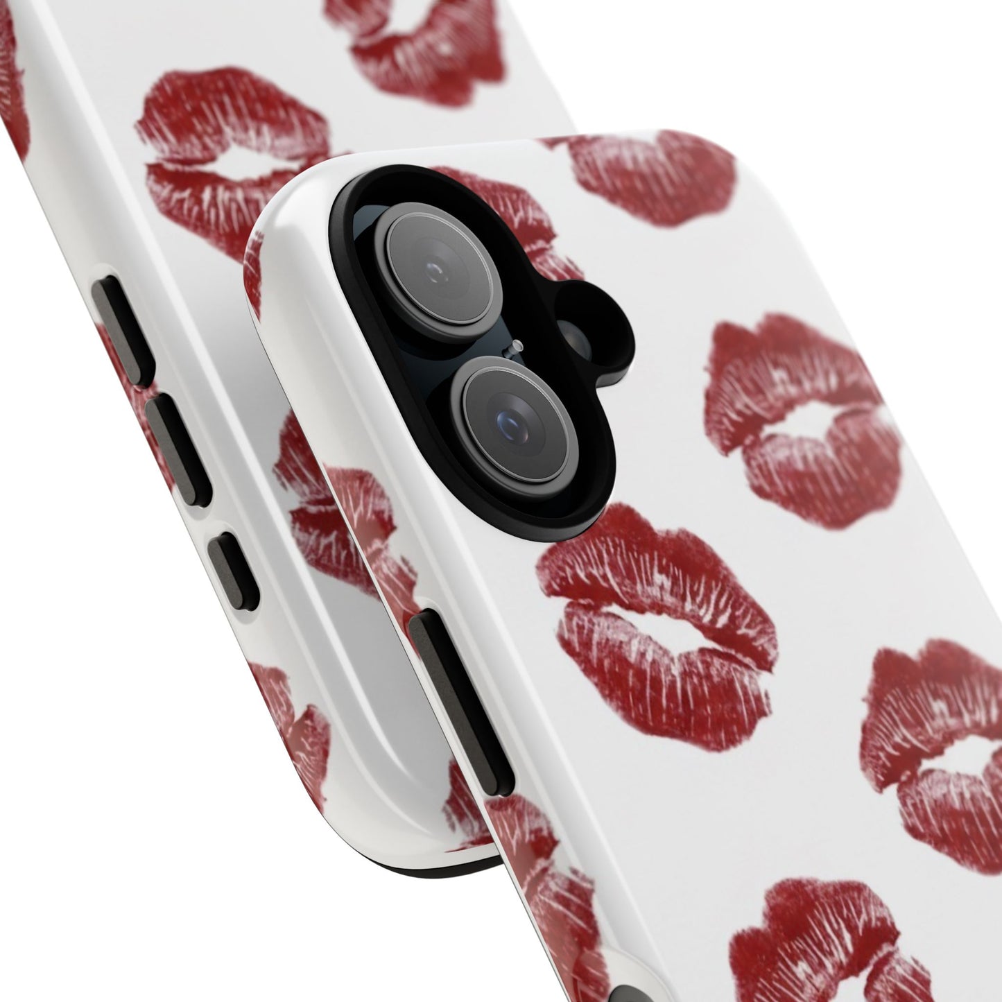 Kiss Mark Phone Case - Stylish Tough Cases for Couples, Valentine’s Day Gifts, Trendy Mobile Accessories, Chic Phone Covers