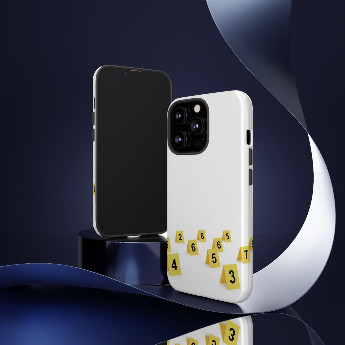 Scene marker Phone Case, Tough Protective Cover, Unique Gift for Detectives, Police Officers, Halloween, Funny Gift