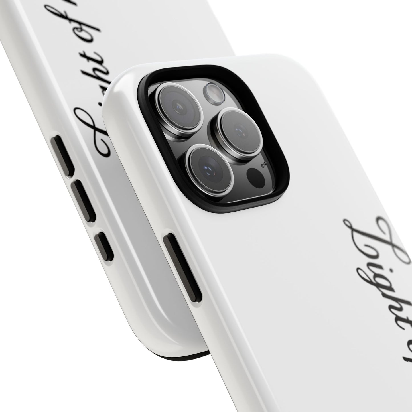 Light if my life white Tough Cases, gifts for Him, her , gift iPhone phone case, thought case 2 layer case