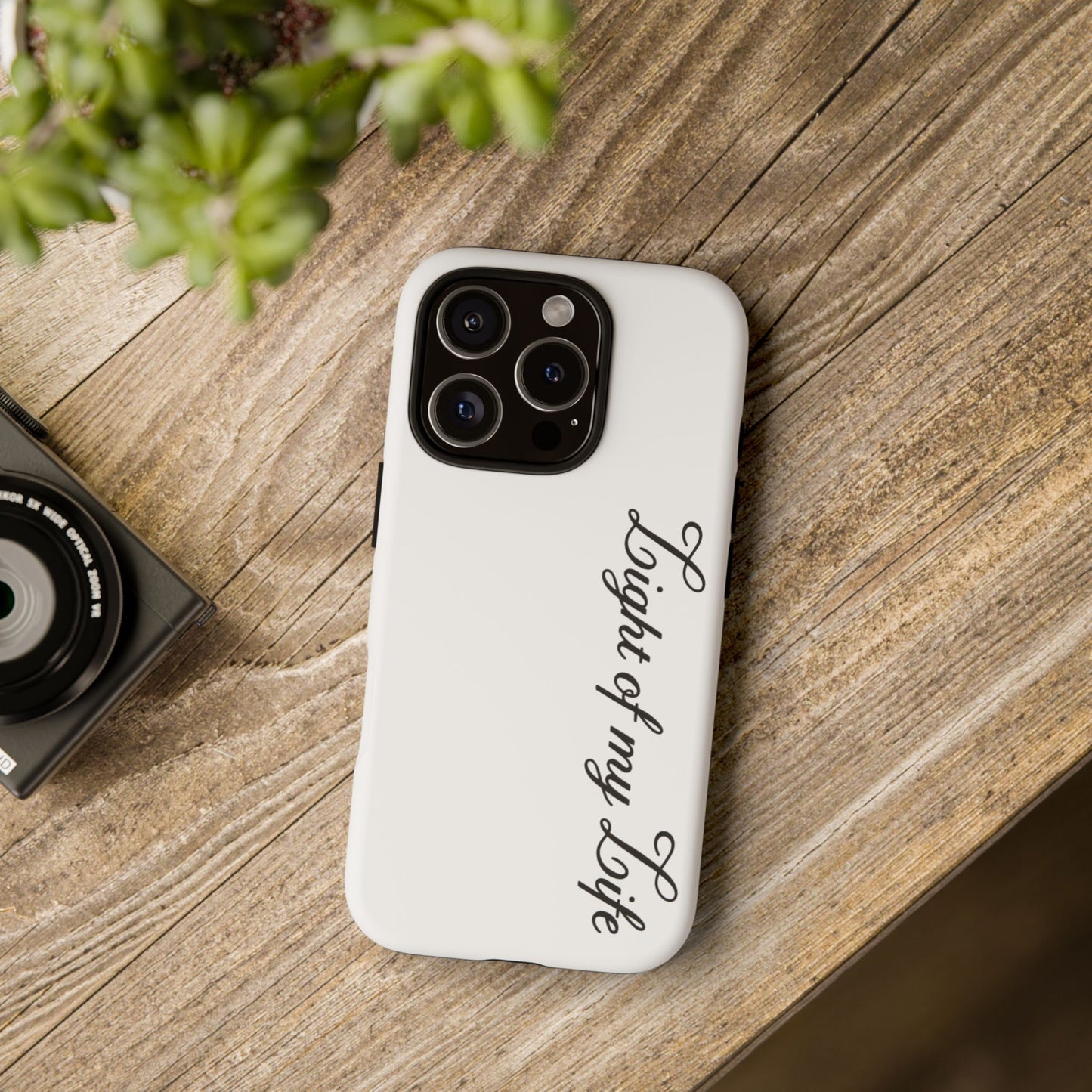 Light if my life white Tough Cases, gifts for Him, her , gift iPhone phone case, thought case 2 layer case