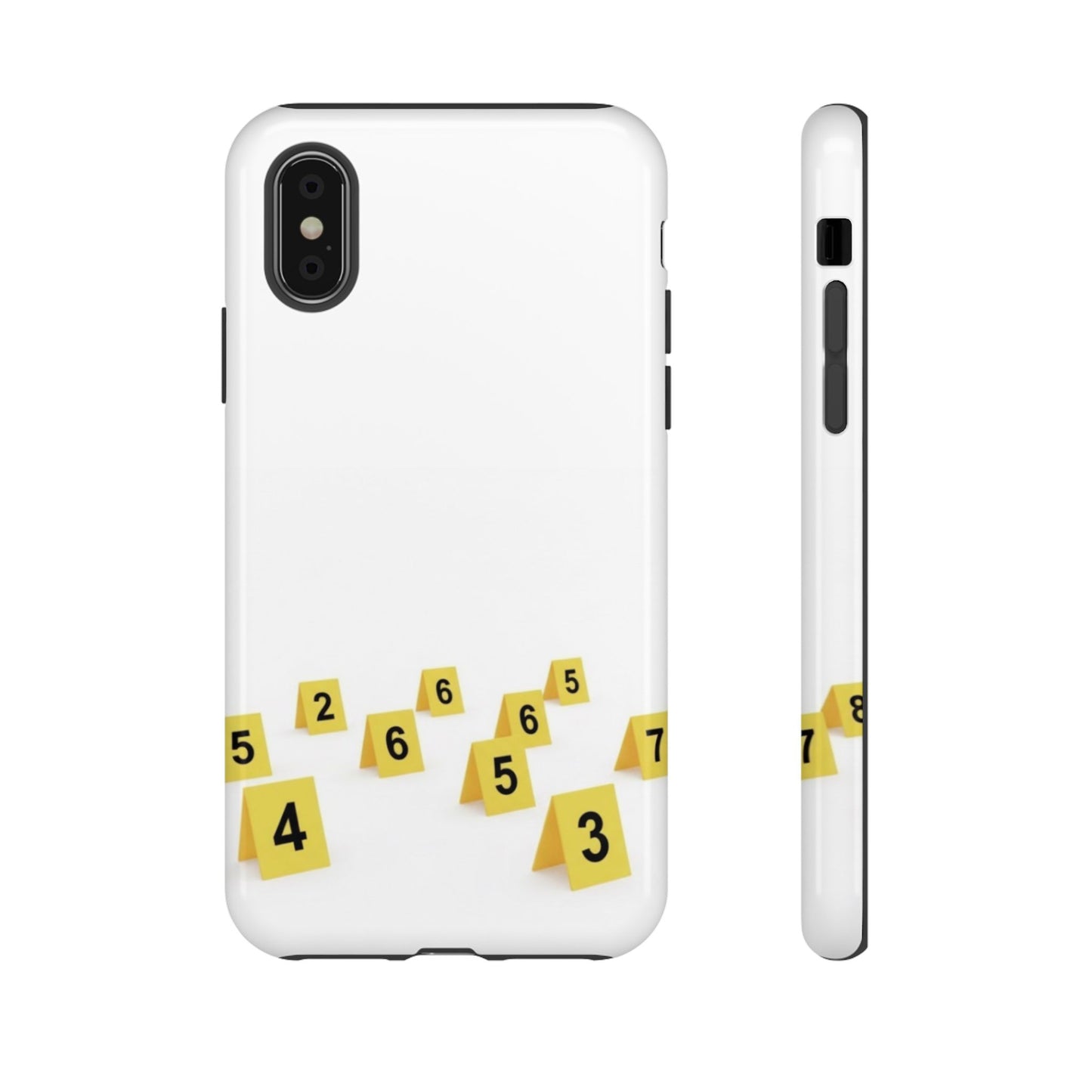 Scene marker Phone Case, Tough Protective Cover, Unique Gift for Detectives, Police Officers, Halloween, Funny Gift