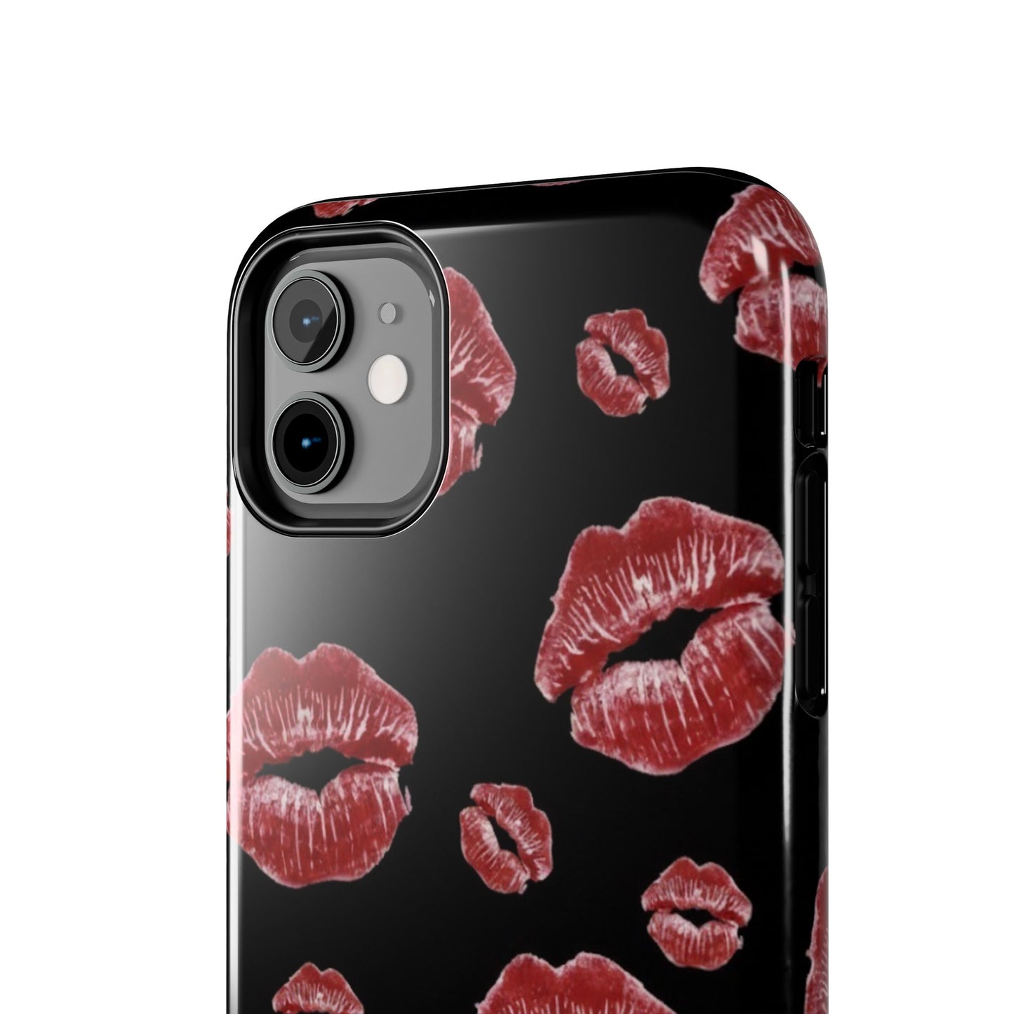 Kiss-Print Tough Phone Cases | Glamorous Protection, Unique Gift, Trendy Accessory, Valentine's Day, Stylish Gift for Her