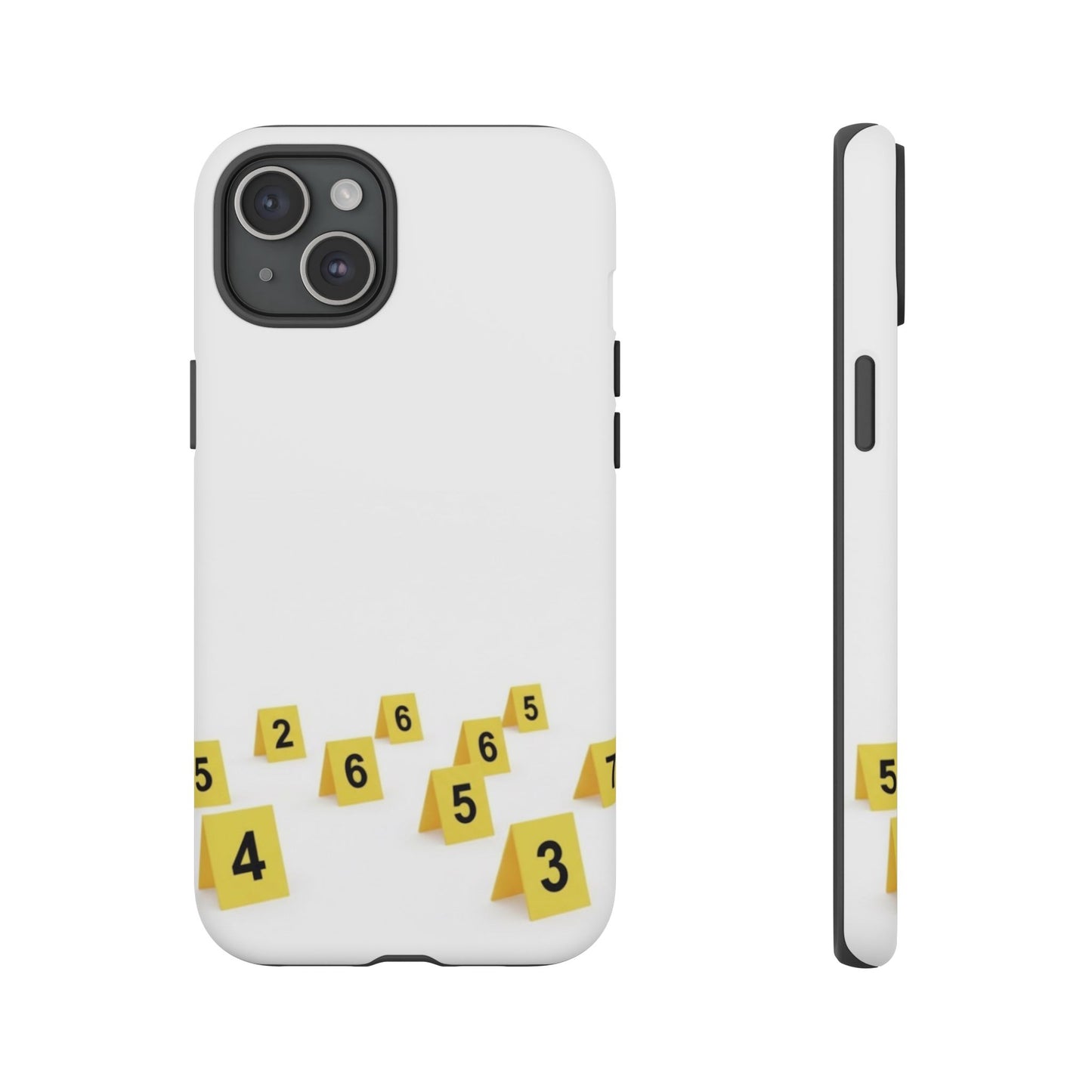 Scene marker Phone Case, Tough Protective Cover, Unique Gift for Detectives, Police Officers, Halloween, Funny Gift