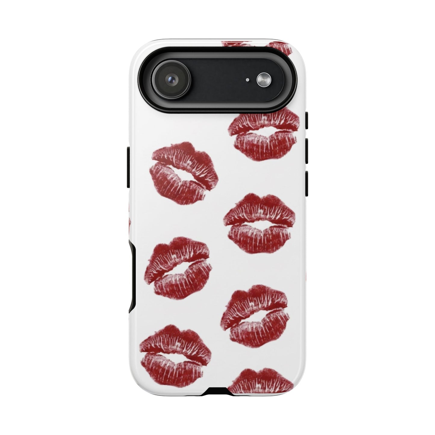 Kiss Mark Phone Case - Stylish Tough Cases for Couples, Valentine’s Day Gifts, Trendy Mobile Accessories, Chic Phone Covers