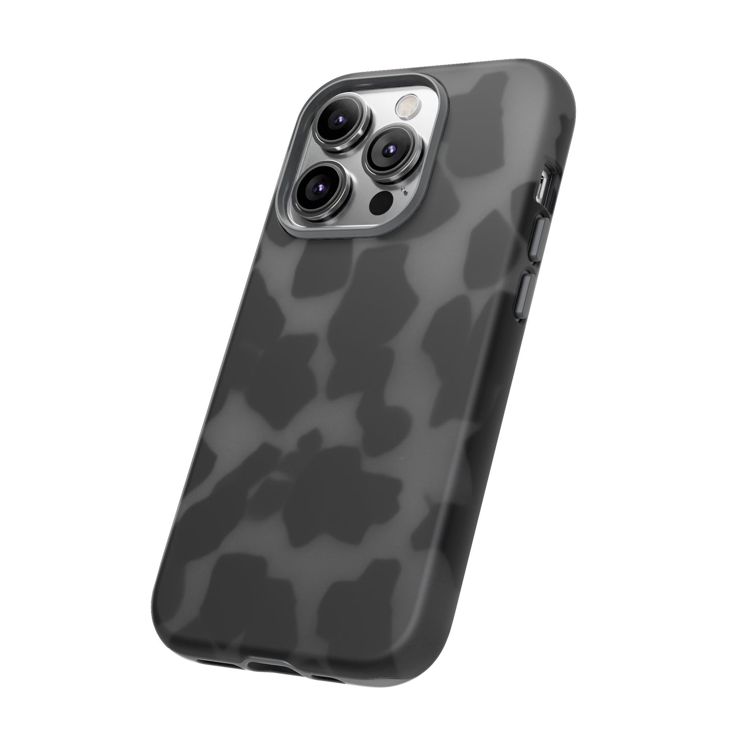 Jumbo tortoise shell Black Stylish Phone Case - Durable Protection, Trendy Design, Gift for Her, Fashion Accessories, Cow Print Phone Cover