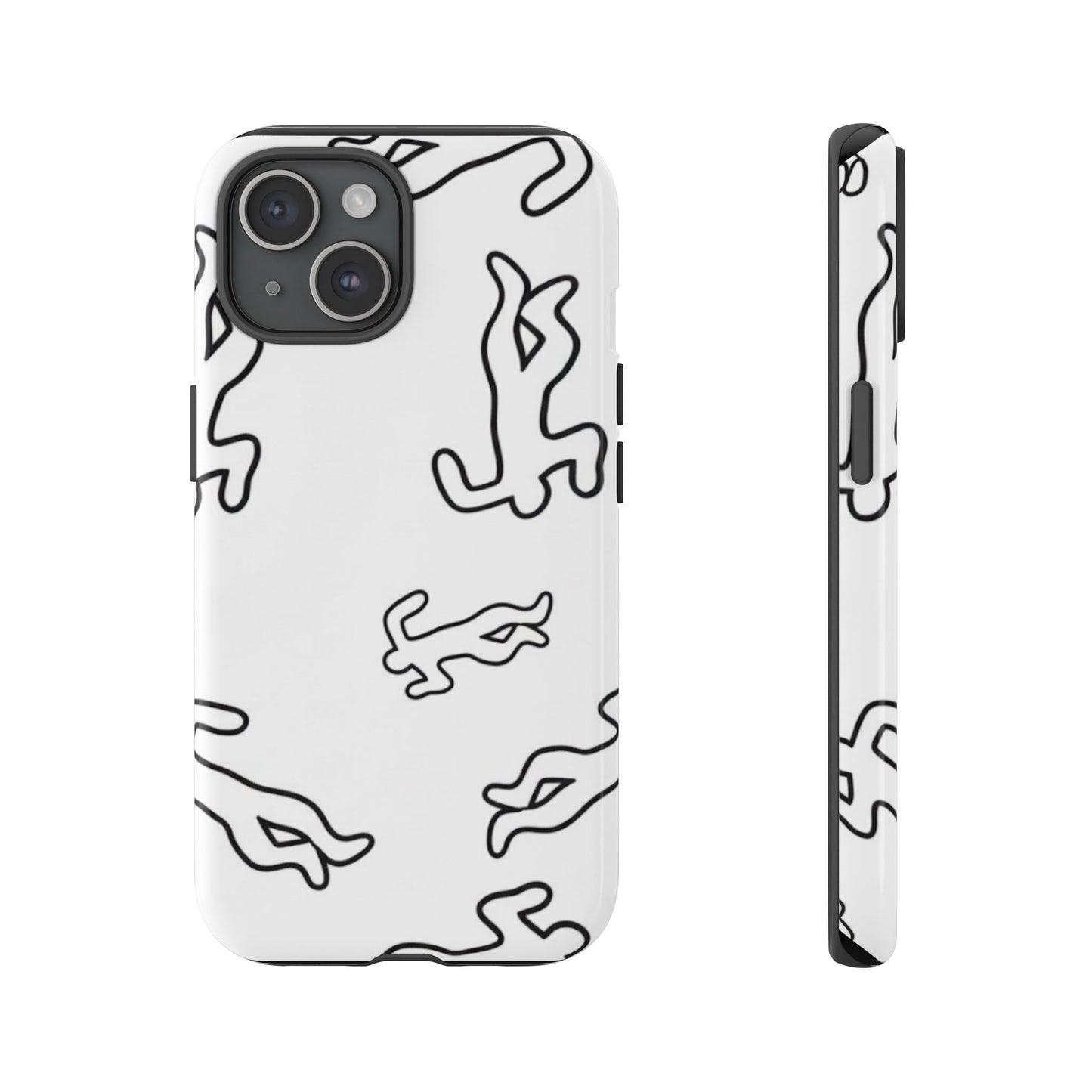 Chalk outline scene  Tough case Protectors, Trendy Cell Phone Cover, Unique Gift for Him or Her, Modern Art Accessory, Fun Design for All [...]