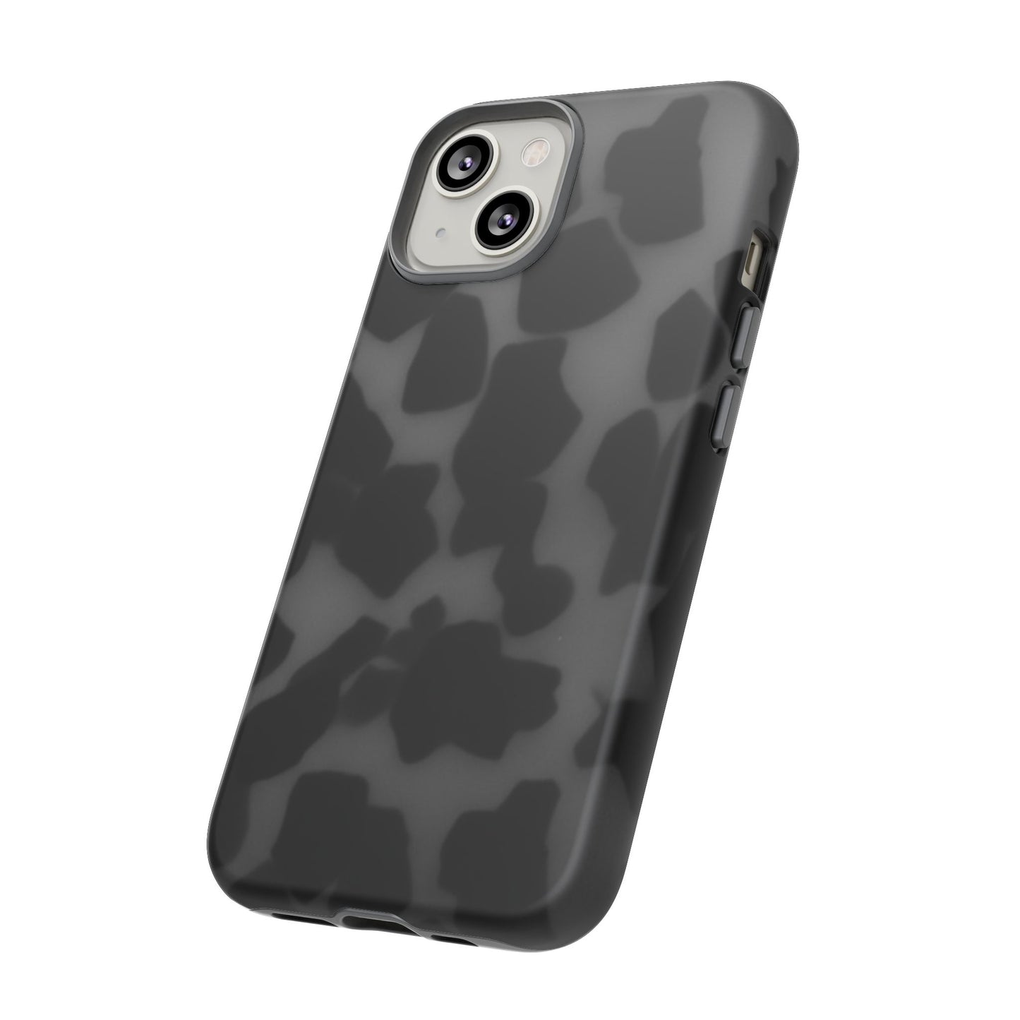 Jumbo tortoise shell Black Stylish Phone Case - Durable Protection, Trendy Design, Gift for Her, Fashion Accessories, Cow Print Phone Cover