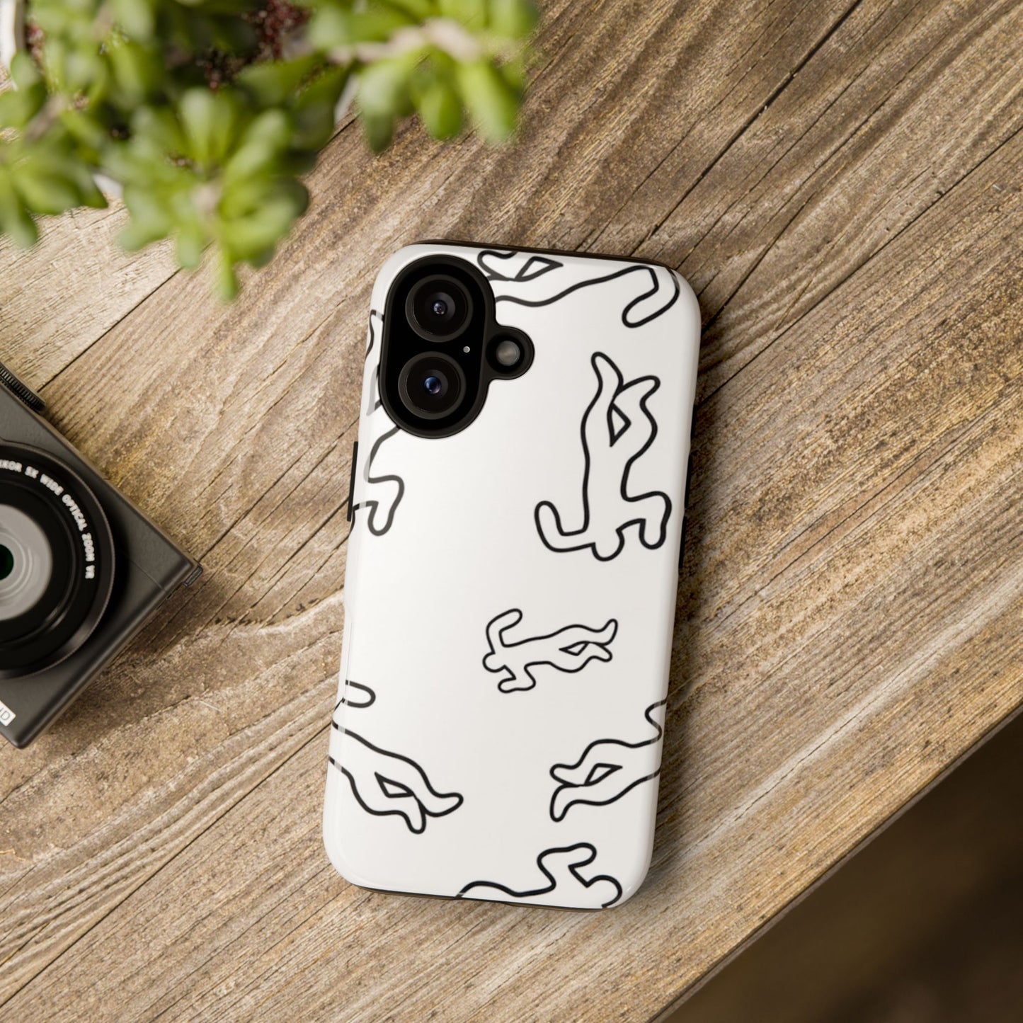 Chalk outline scene  Tough case Protectors, Trendy Cell Phone Cover, Unique Gift for Him or Her, Modern Art Accessory, Fun Design for All [...]