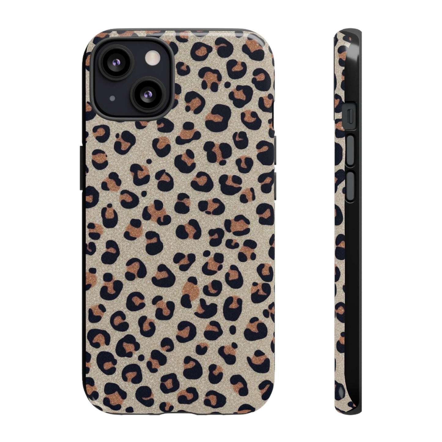 Leopard glitter Stylish Phone Case - Tough Cases with Chic Leopard Print Design, Animal Print Case, Trendy Cell Cover, Gifts for Her, Fashionable Tech [...]