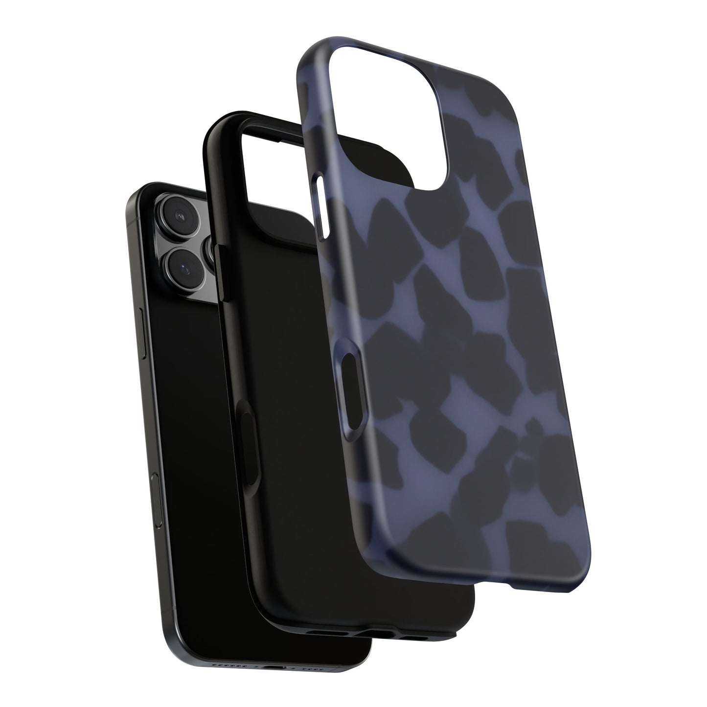 Jumbo Tortoise shell Navy Tuff Phone Case, Tough Cases with Sleek Modern Design for Protection, Gift for Tech Enthusiasts, Perfect for Any Occasion
