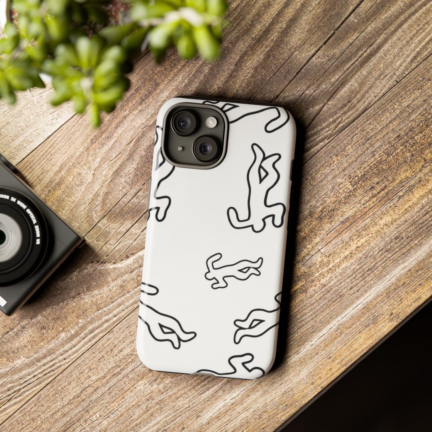 Chalk outline scene  Tough case Protectors, Trendy Cell Phone Cover, Unique Gift for Him or Her, Modern Art Accessory, Fun Design for All [...]
